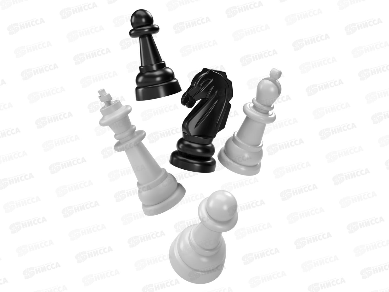 Шашки-Шахматы в пласт. коробке (мал. беж) 03881