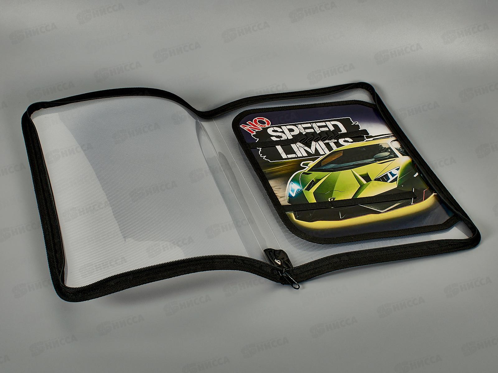 Папка д/труда ПЧЕЛКА А4 молн.вокруг Гонка в городе 2024, ПТР-1*50