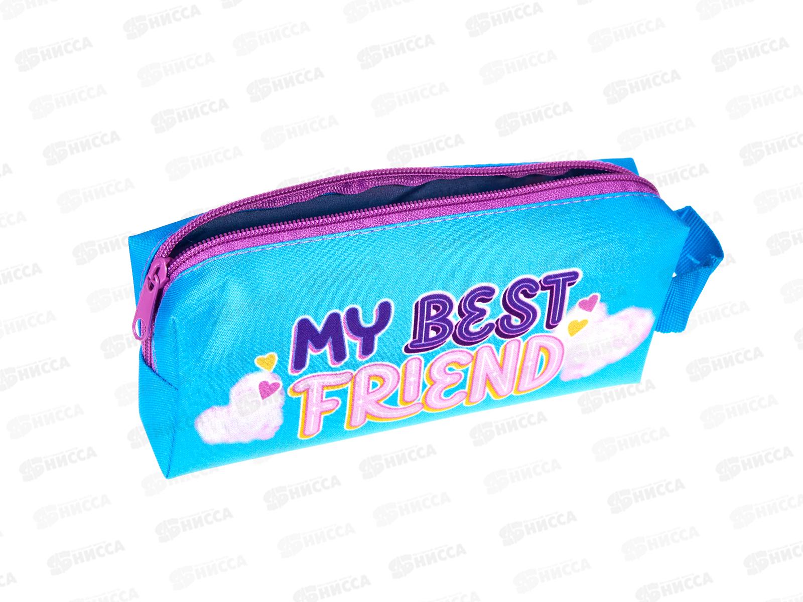 Пенал-косм. ПЧЕЛКА Котик в облаках (с ручкой)  200*90*40, К-10 *24