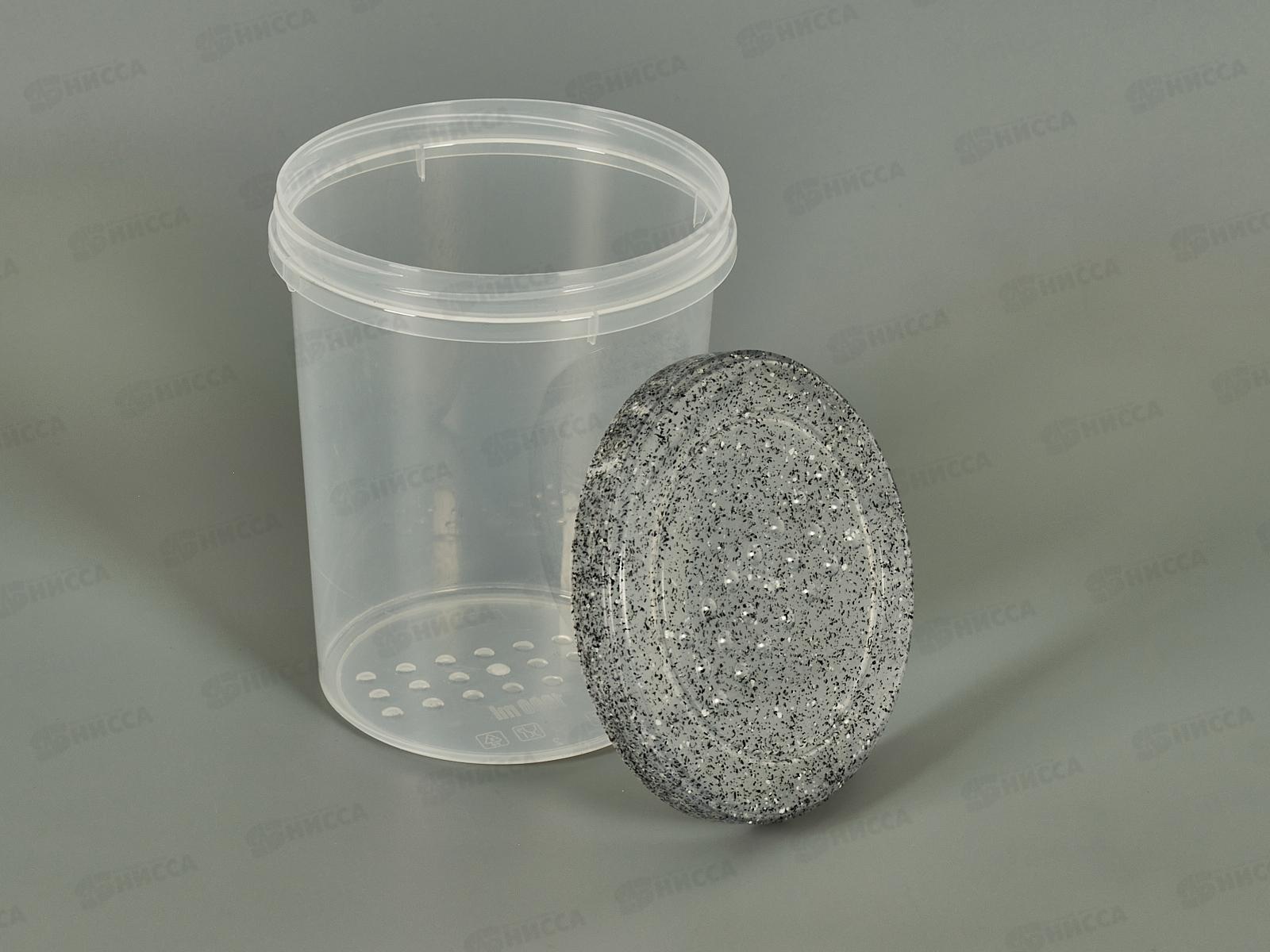 Банка 1л Asti с/к гранит св-серый 221150521/02 *18