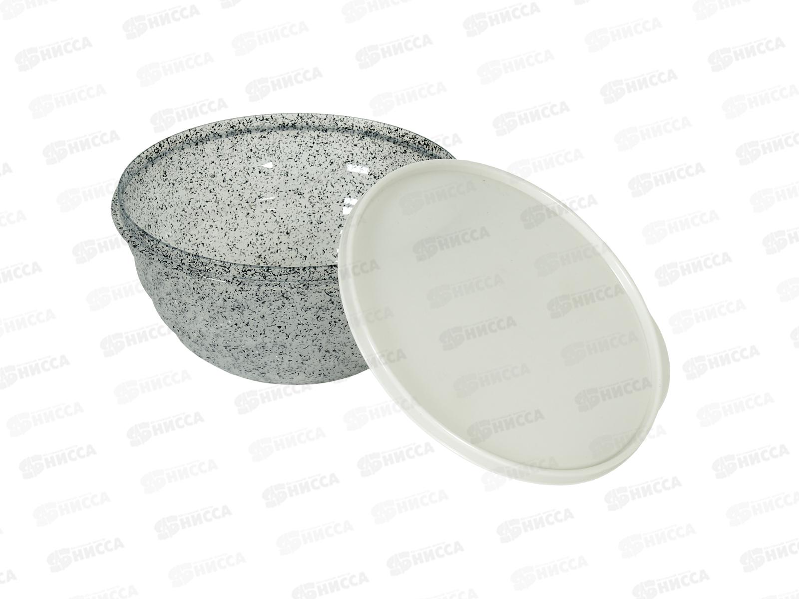 Миска 1,1л Latina с/кр Гранит св-серый 222136521/02 *12