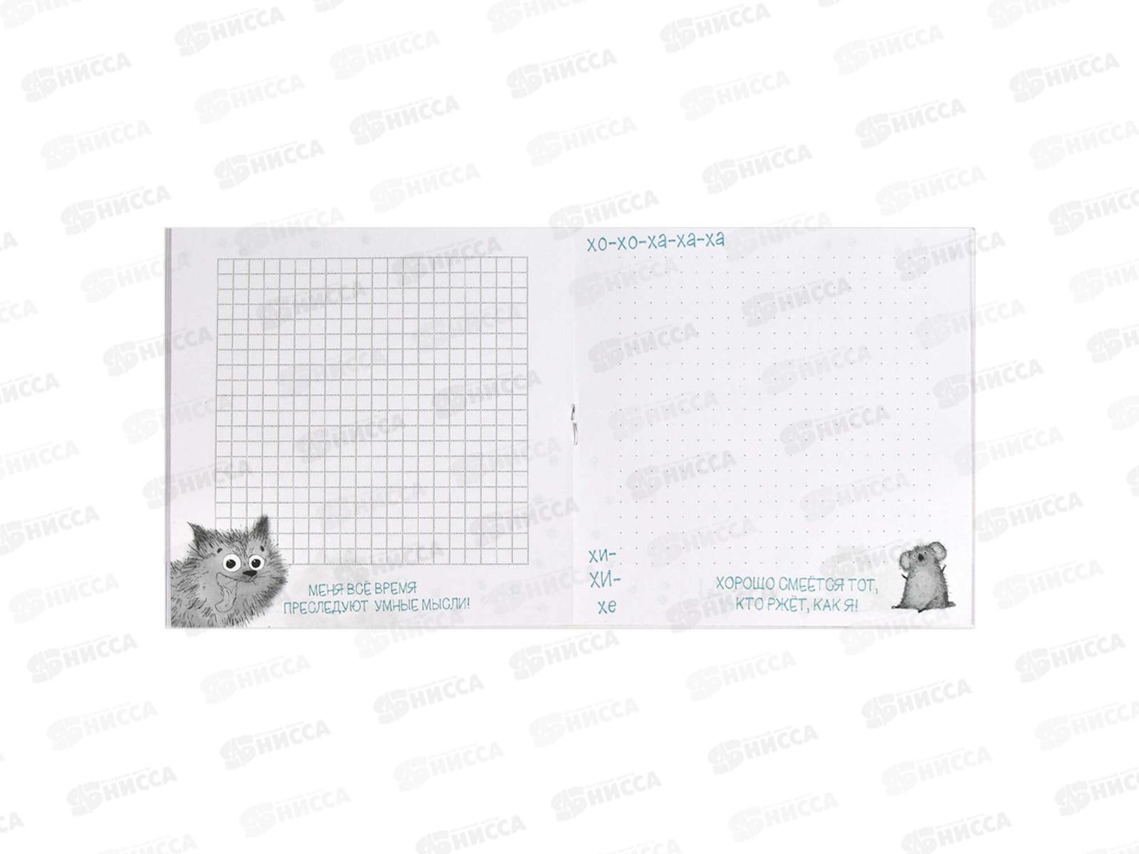 Блокнот 32л ФЕН Сонный енот 130*130мм 66167 *50