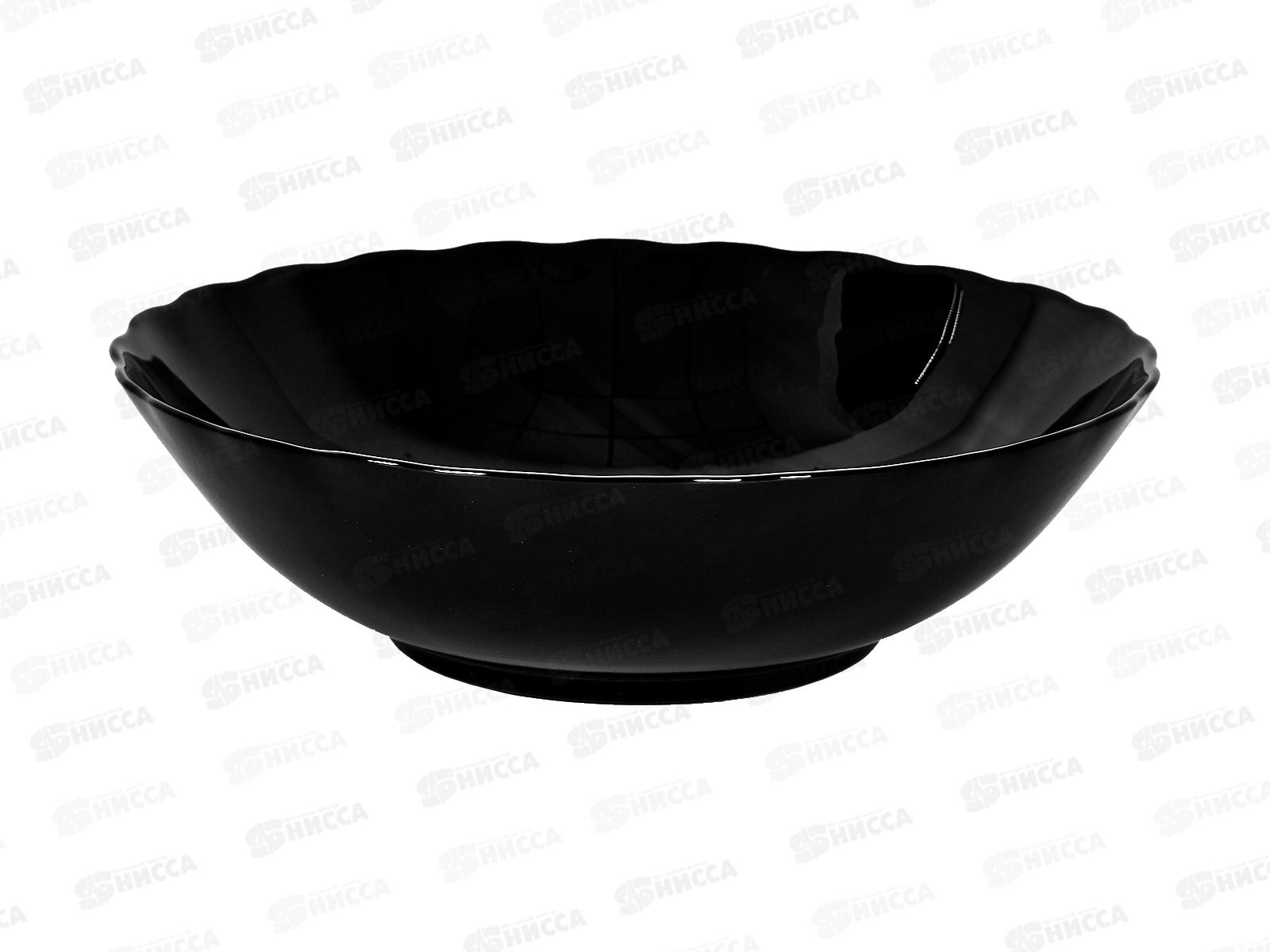 Набор столовый 19пр стеклокерамика Черный 0001ч-19