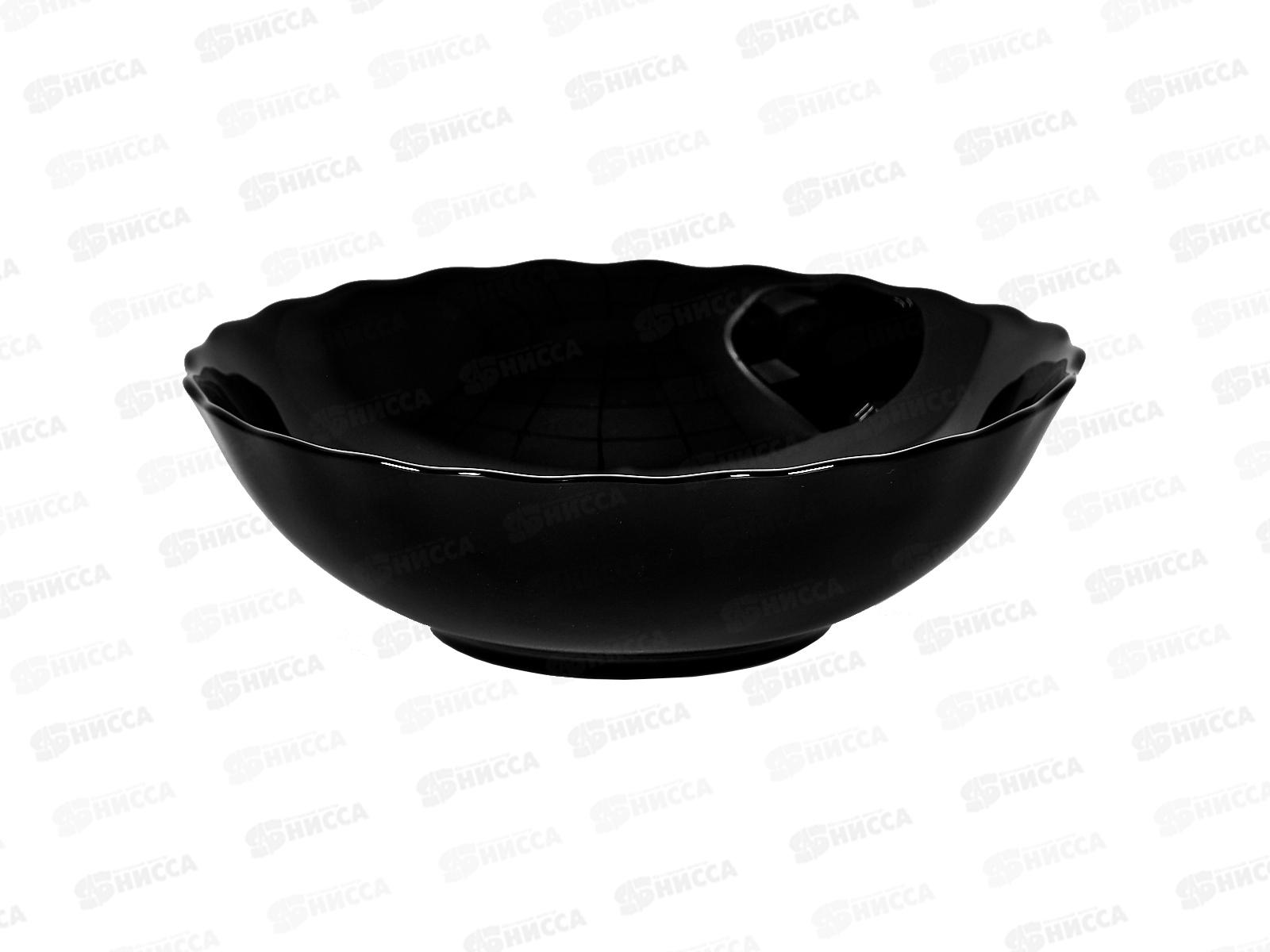 Набор столовый 19пр стеклокерамика Черный 0001ч-19