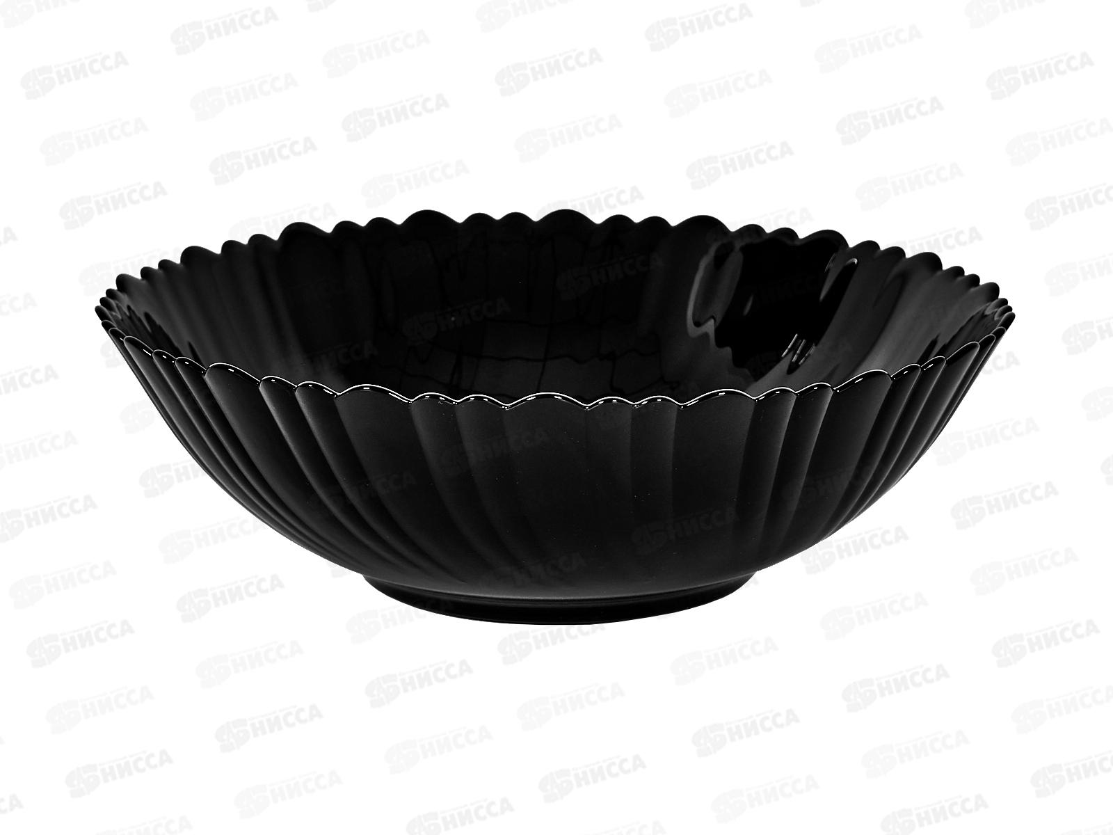 Набор столовый 19пр стеклокерамика Черный т/ст 0001ч-19т