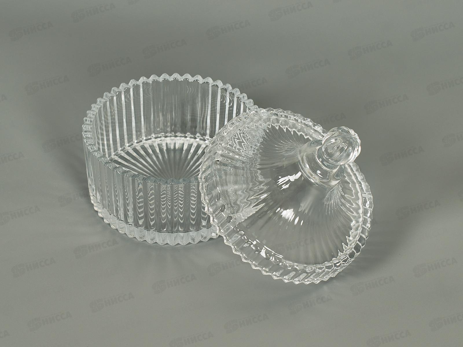 Сахарница стекло 250мл в подарочной упаковке сах1-х *1/48