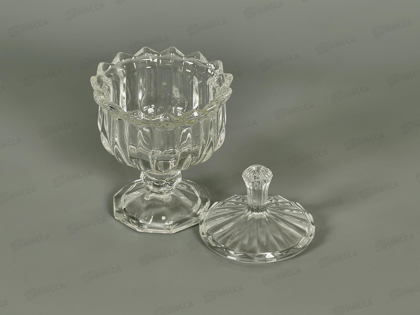 Сахарница стекло 200мл в упаковке 425-52  *1/36