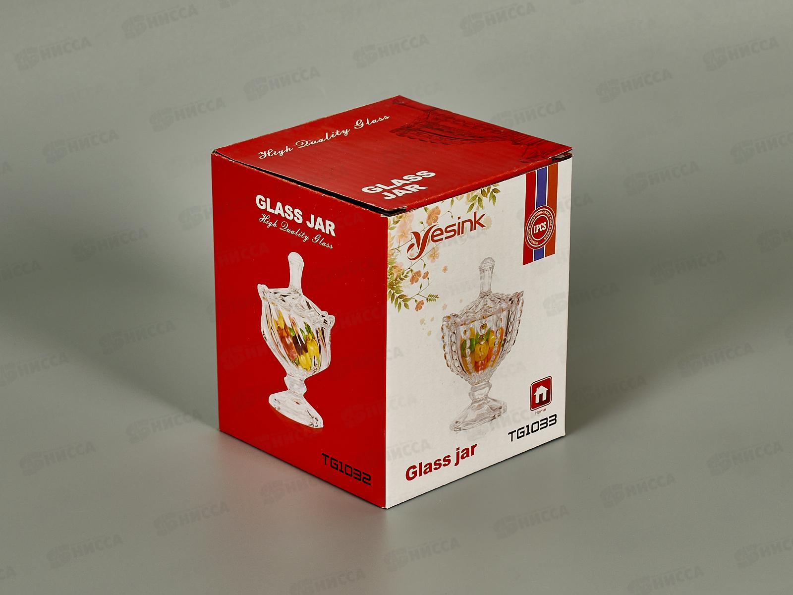 Сахарница стекло 200мл в упаковке 425-52  *1/36