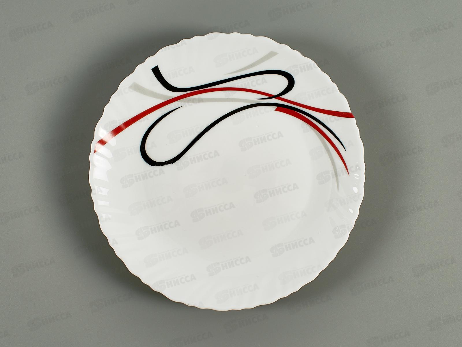 Тарелка плоская круглая 19см Геометрия 15016н-твч7,5 *6/72