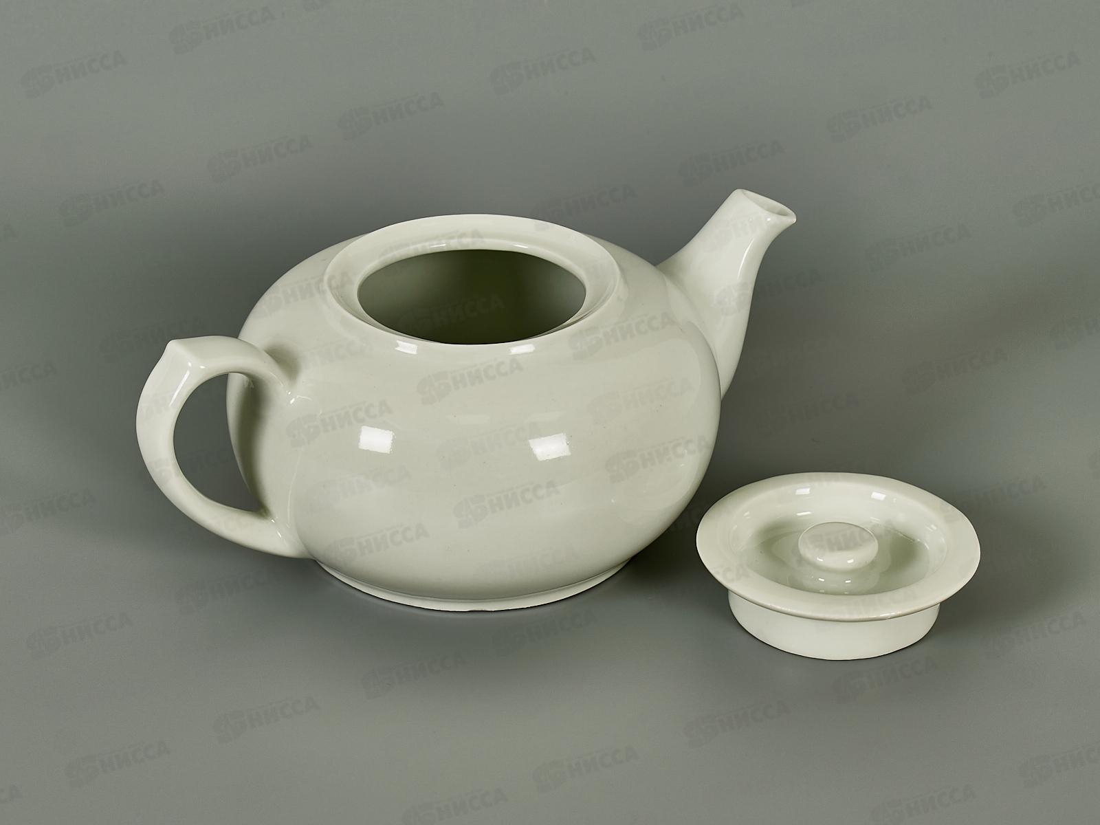 Чайник заварочный 800мл фарфор Белье тс0718-6 *1/36