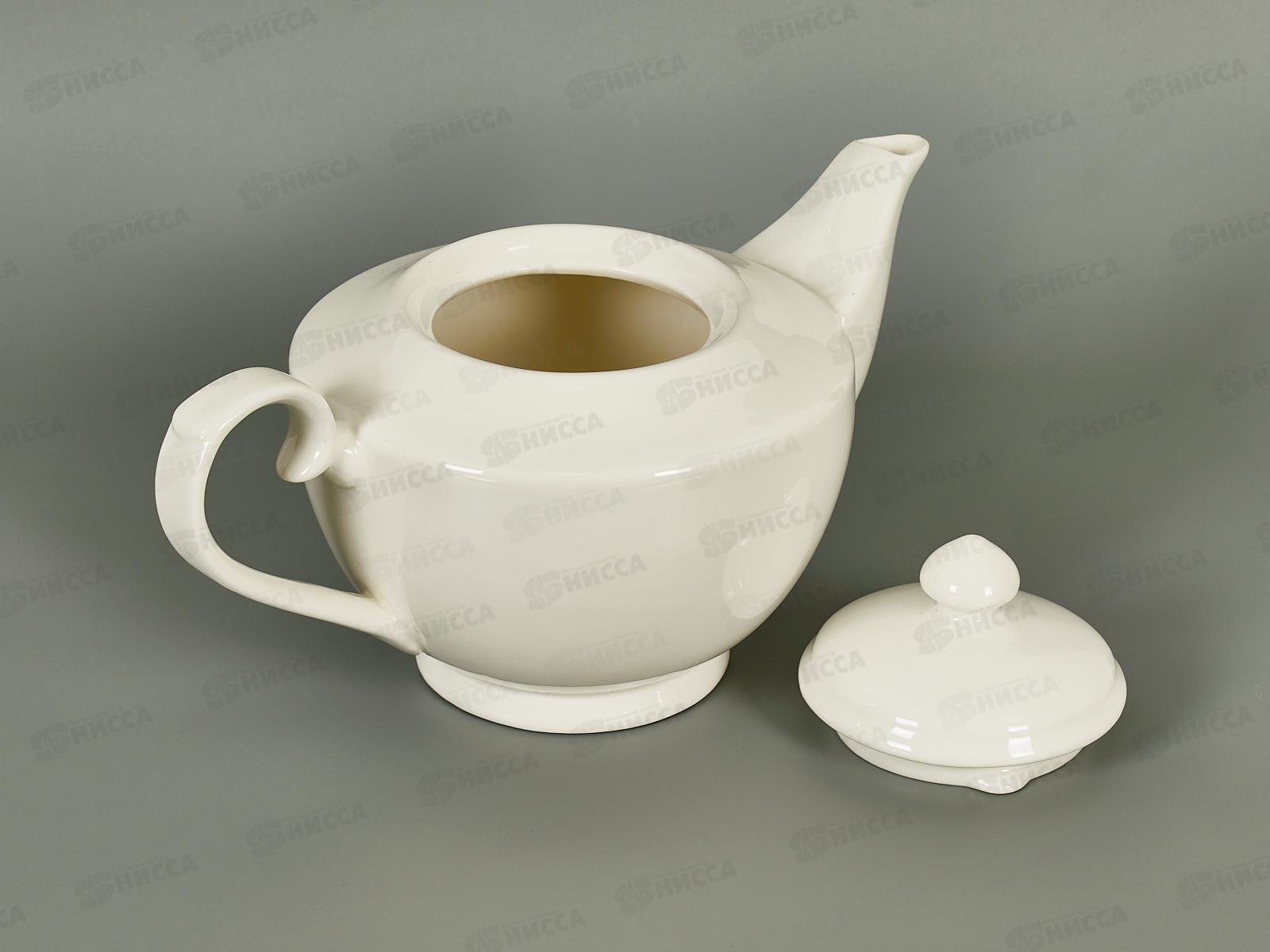 Чайник заварочный 1400мл фарфор Белье тс0718-67 *1/24