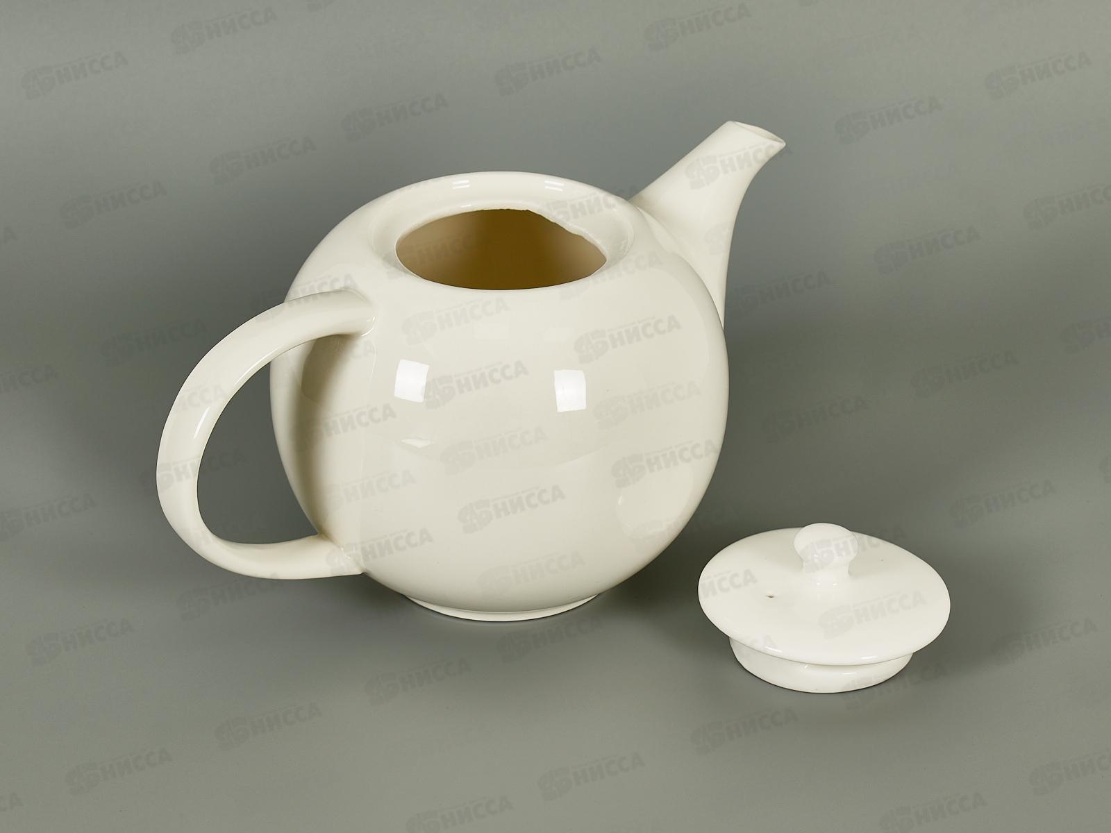 Чайник заварочный 1400мл фарфор Белье тс0718-71 *1/24