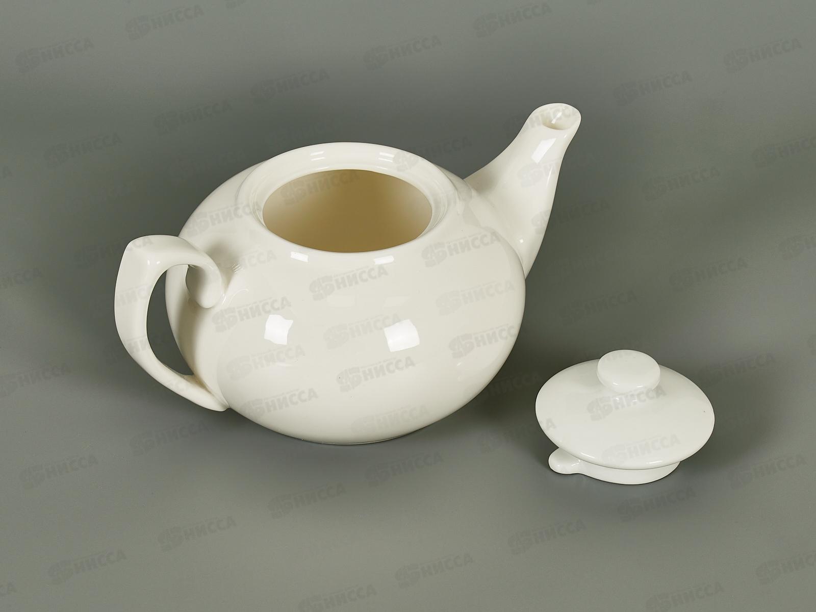 Чайник заварочный 600мл фарфор Белье тс0718-121 *1/48