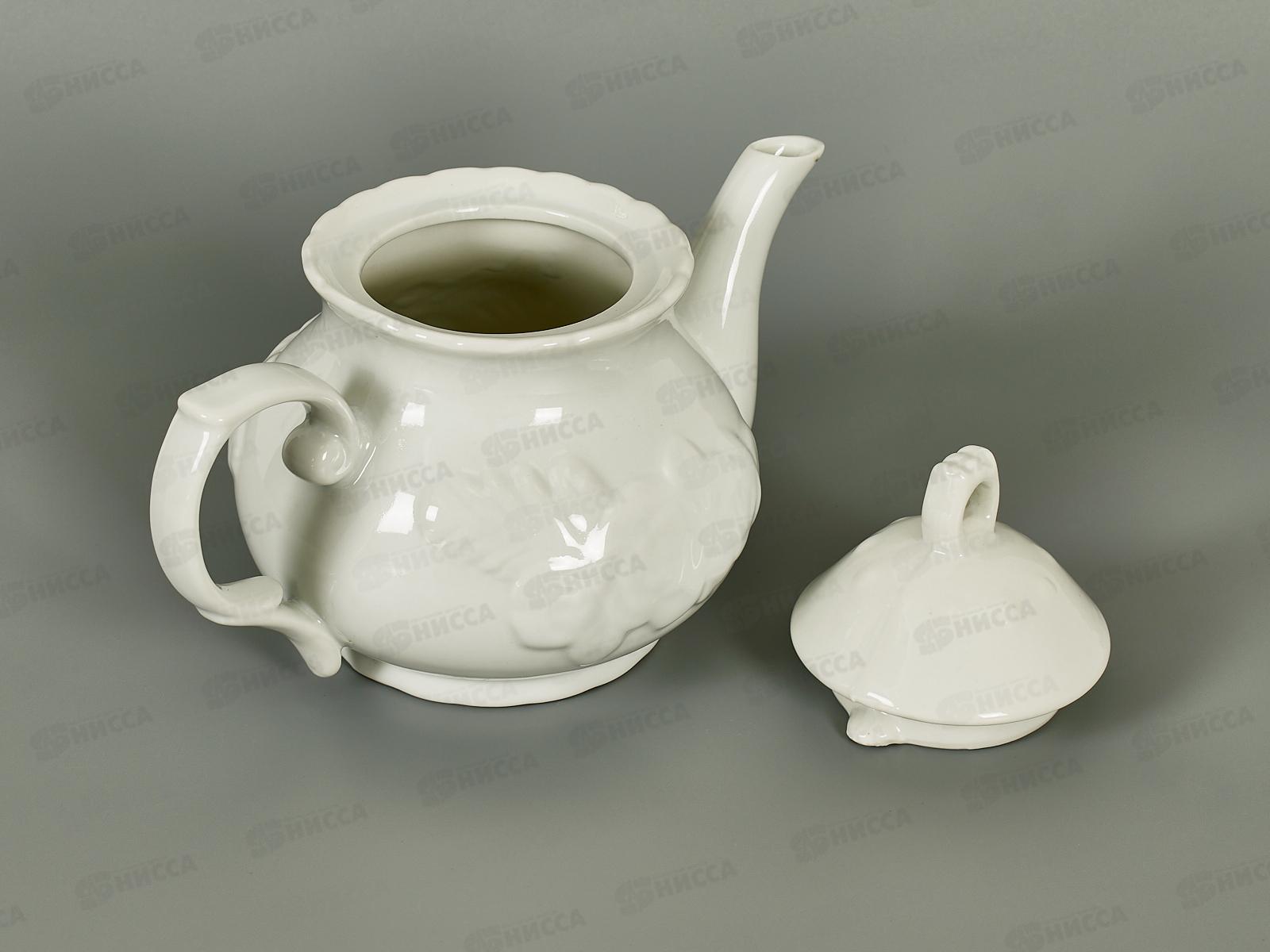 Чайник заварочный 1000мл фарфор Узор тс0718-138 *1/24