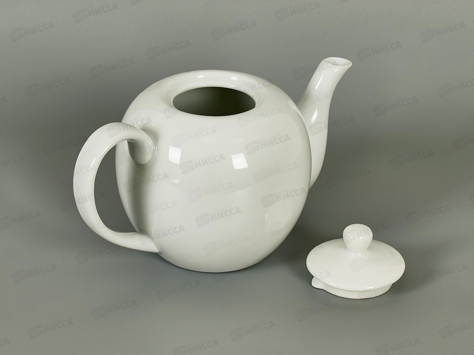 Чайник заварочный 1100мл фарфор Белье тс0718-142 *1/36