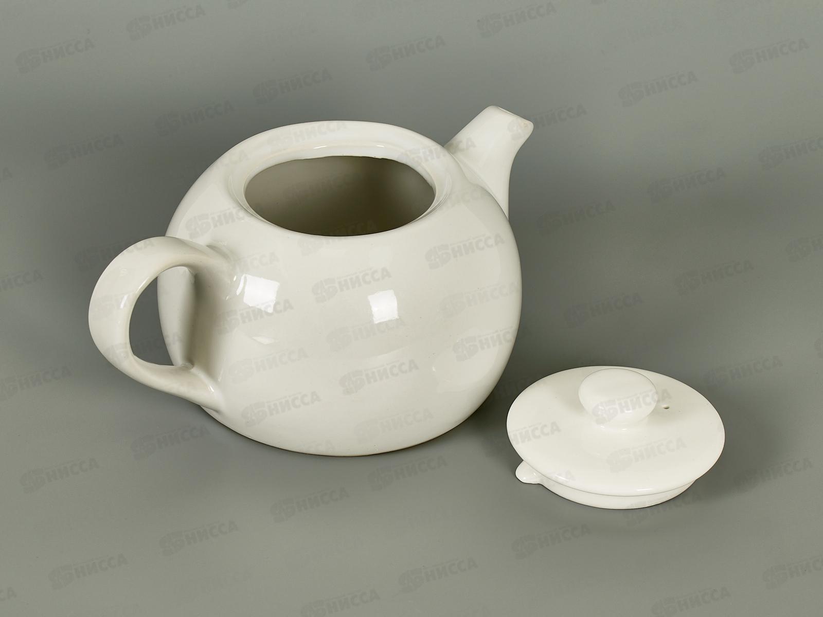 Чайник заварочный 1100мл фарфор Белье м3352 *1/36