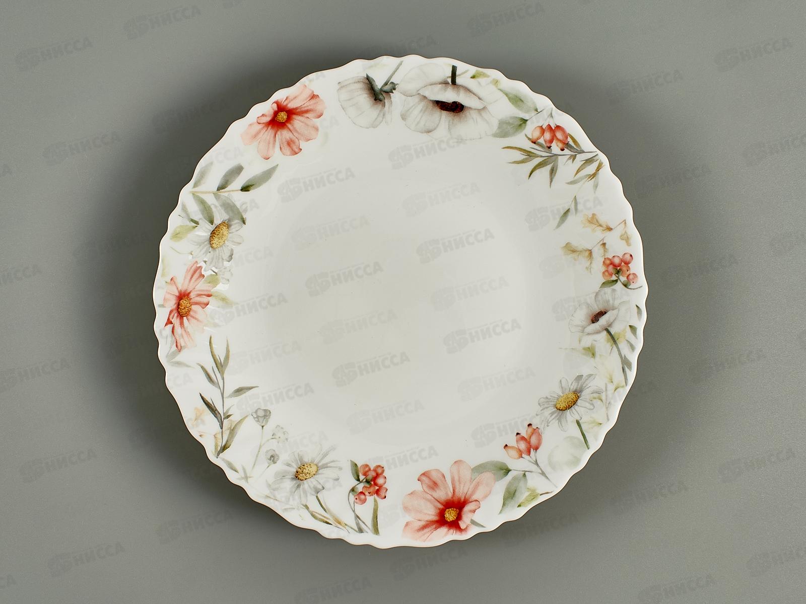 Тарелка десертная Букет 19см OLHP-75/H240305