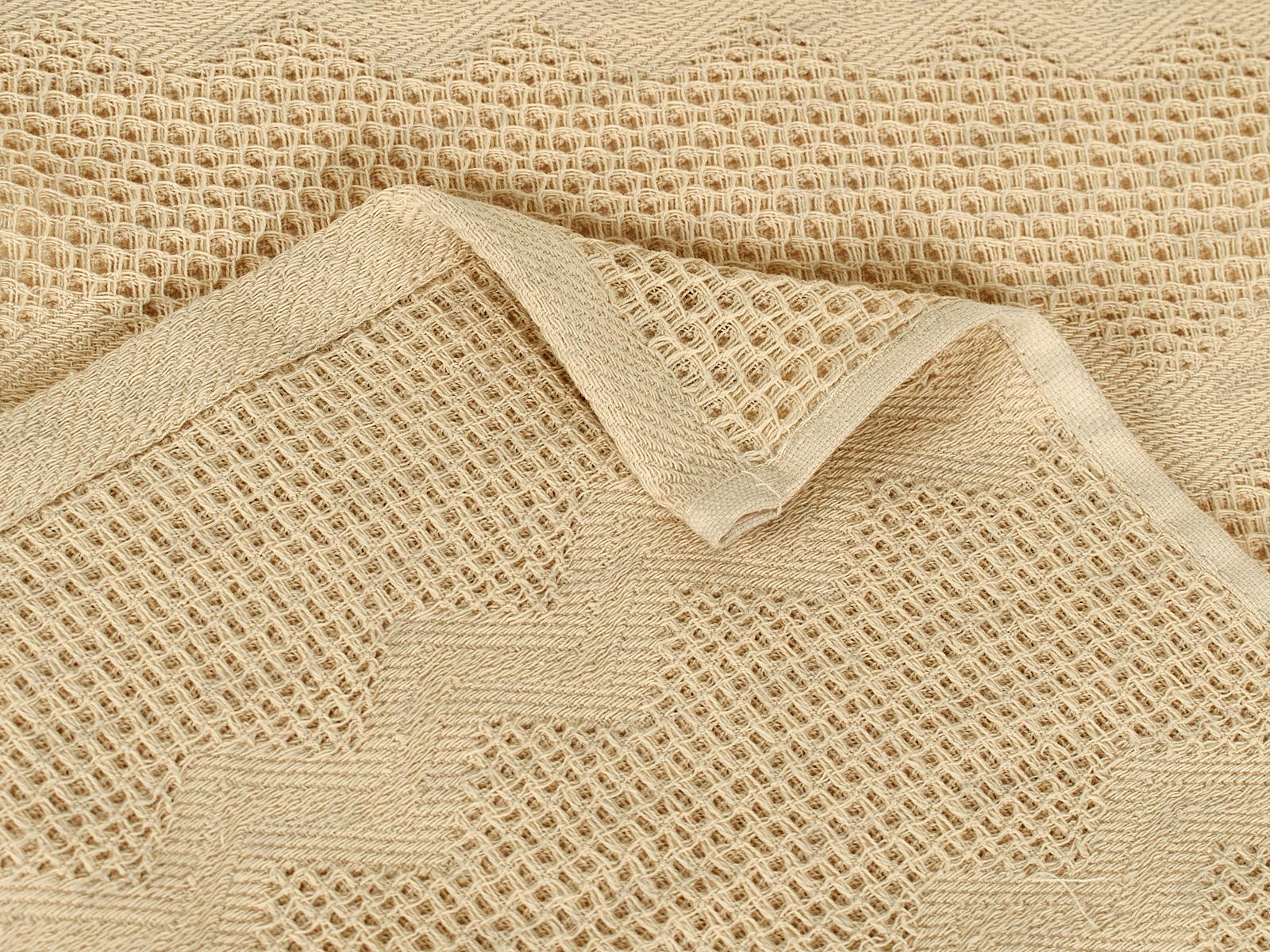 Полотенце вафельное 30*50 12-0000 бежевый