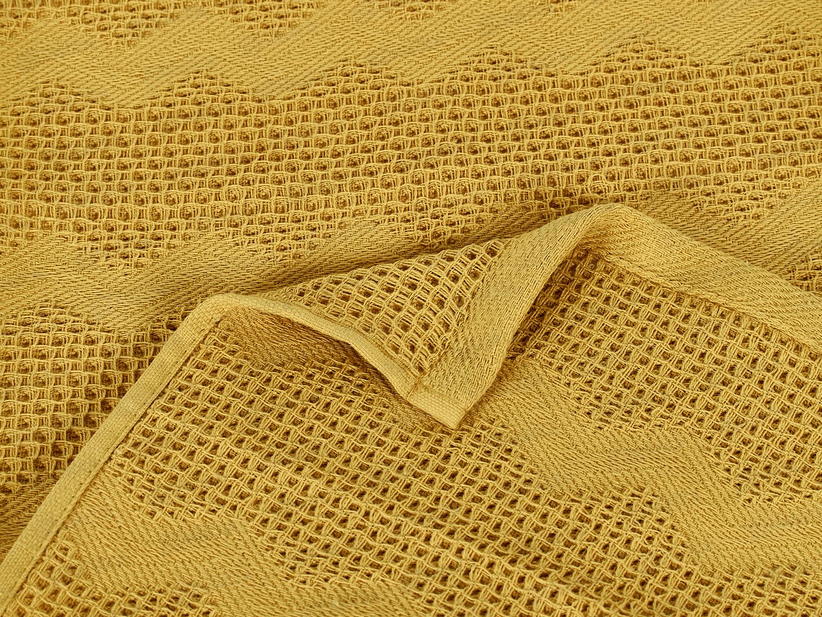 Полотенце вафельное 50*90 G-057 желтый