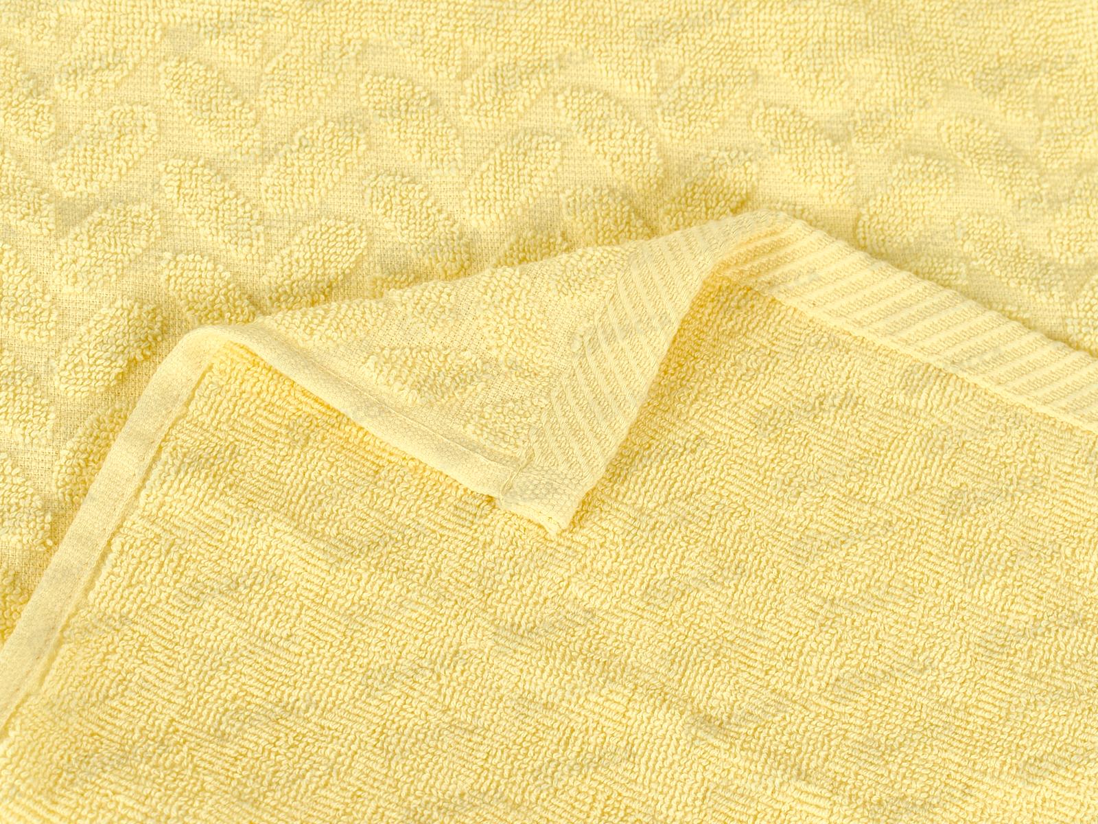 Полотенце махровое 30*50 Олеандр 11-0616 желтый