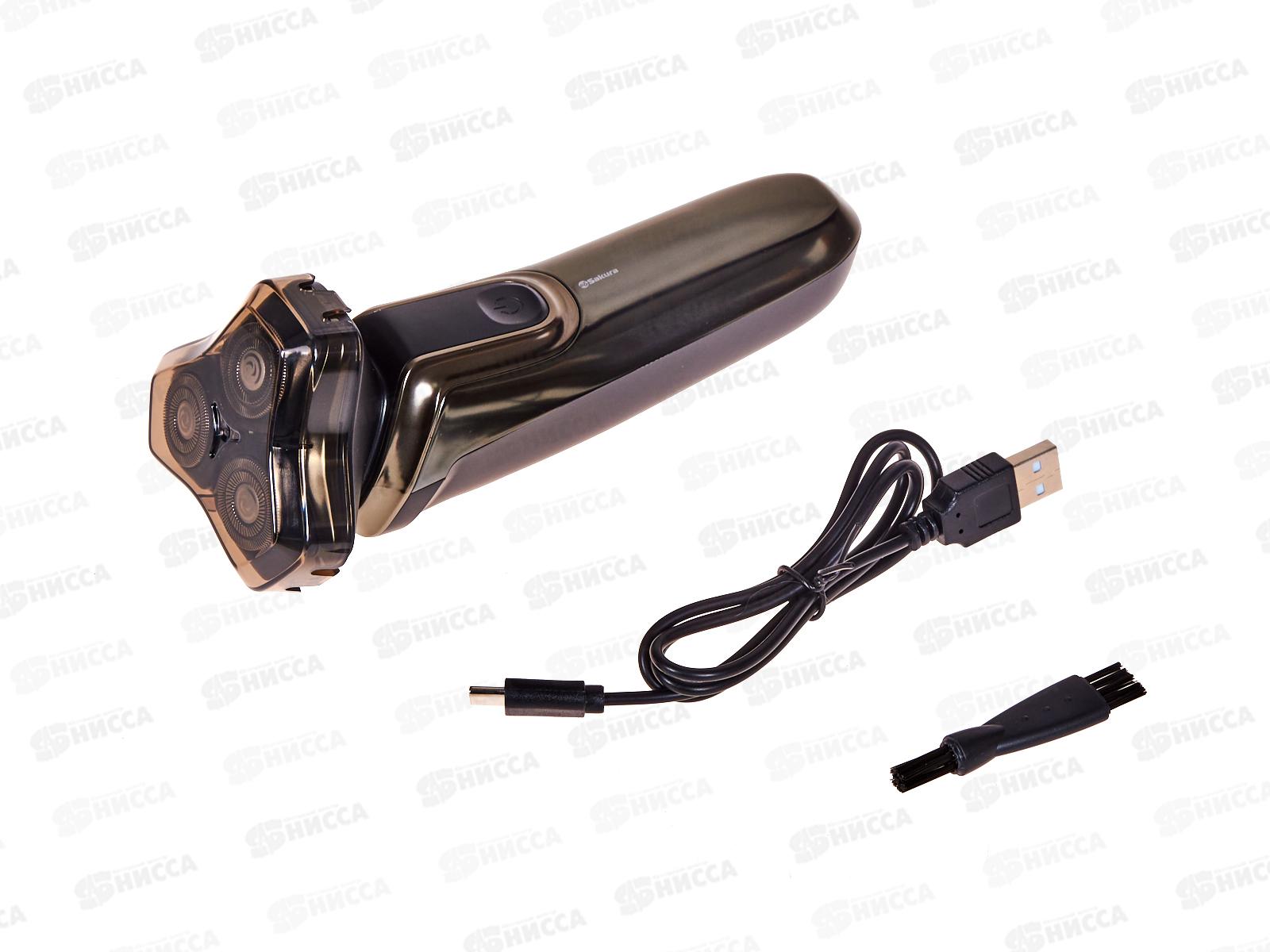 Бритва электро SA-5433BK влаж бритье