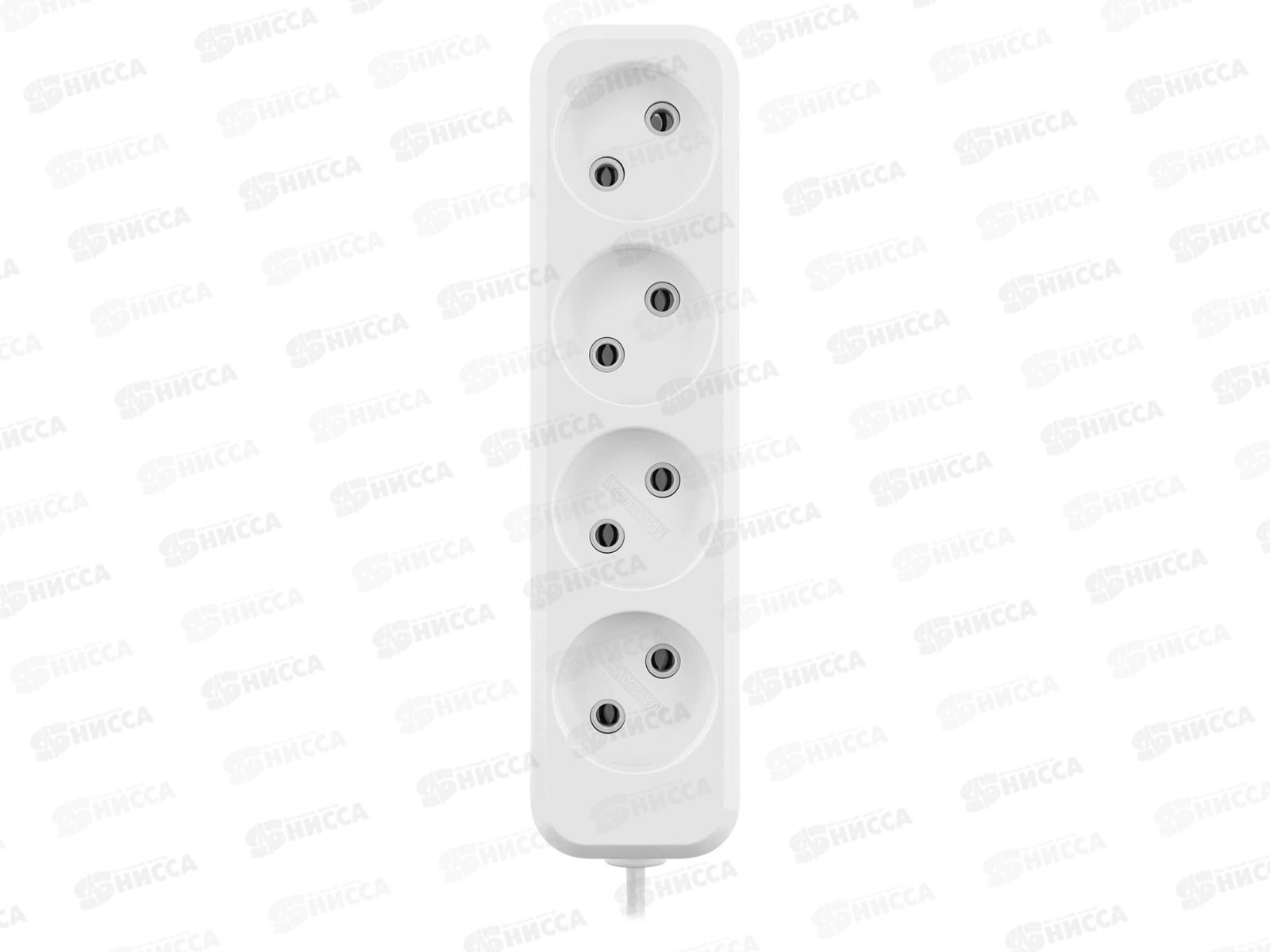 Удлин. TDM УН3 4гнезда 1.5м, ШВВП 2*0.75кв.мм 6А, 1205