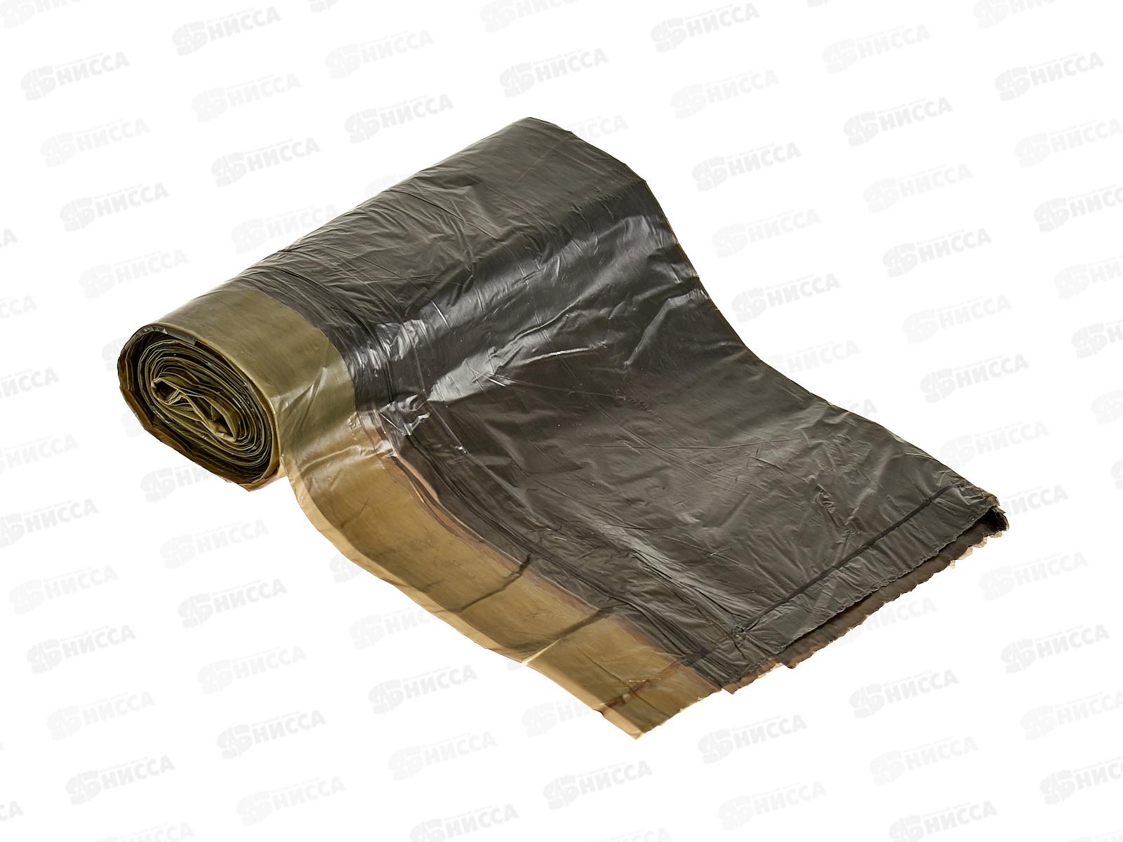 Пакеты для мусора GRIFON с зав 35л 10шт черные рулон 101-543/1 *35