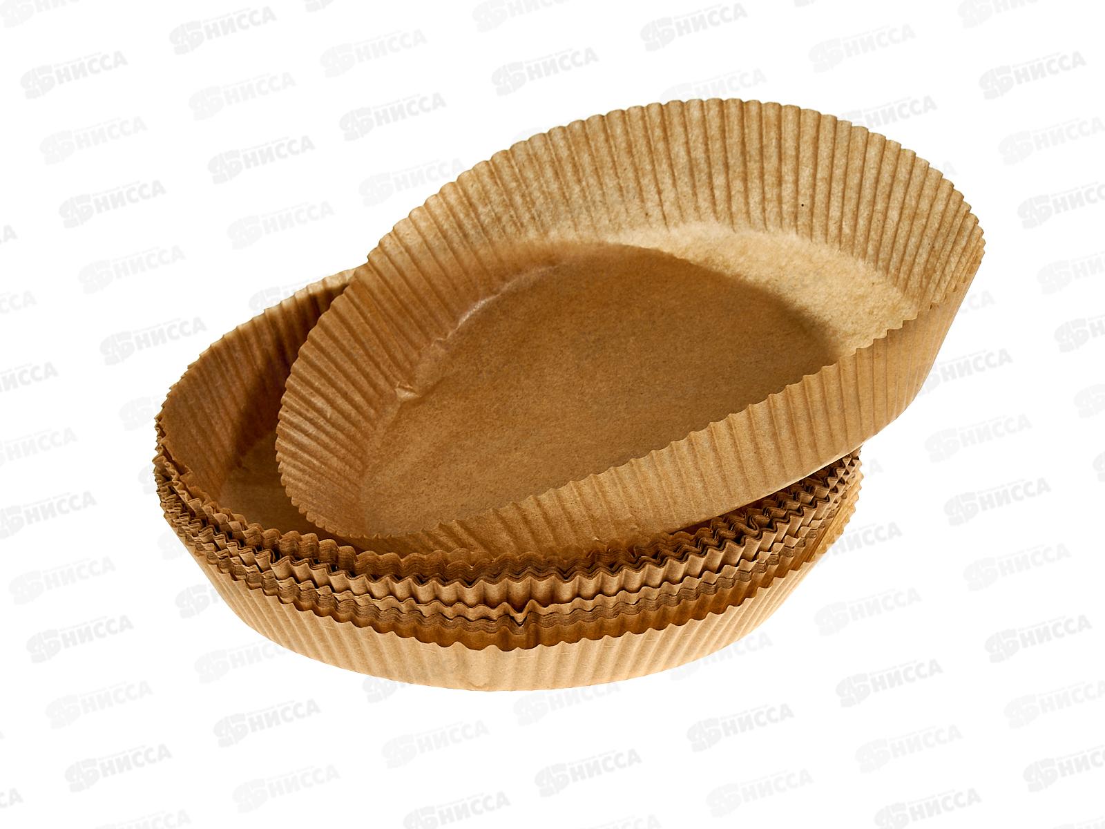 Форма бумажная для запекания круглая 20*4,5 100шт Grifon 101-343