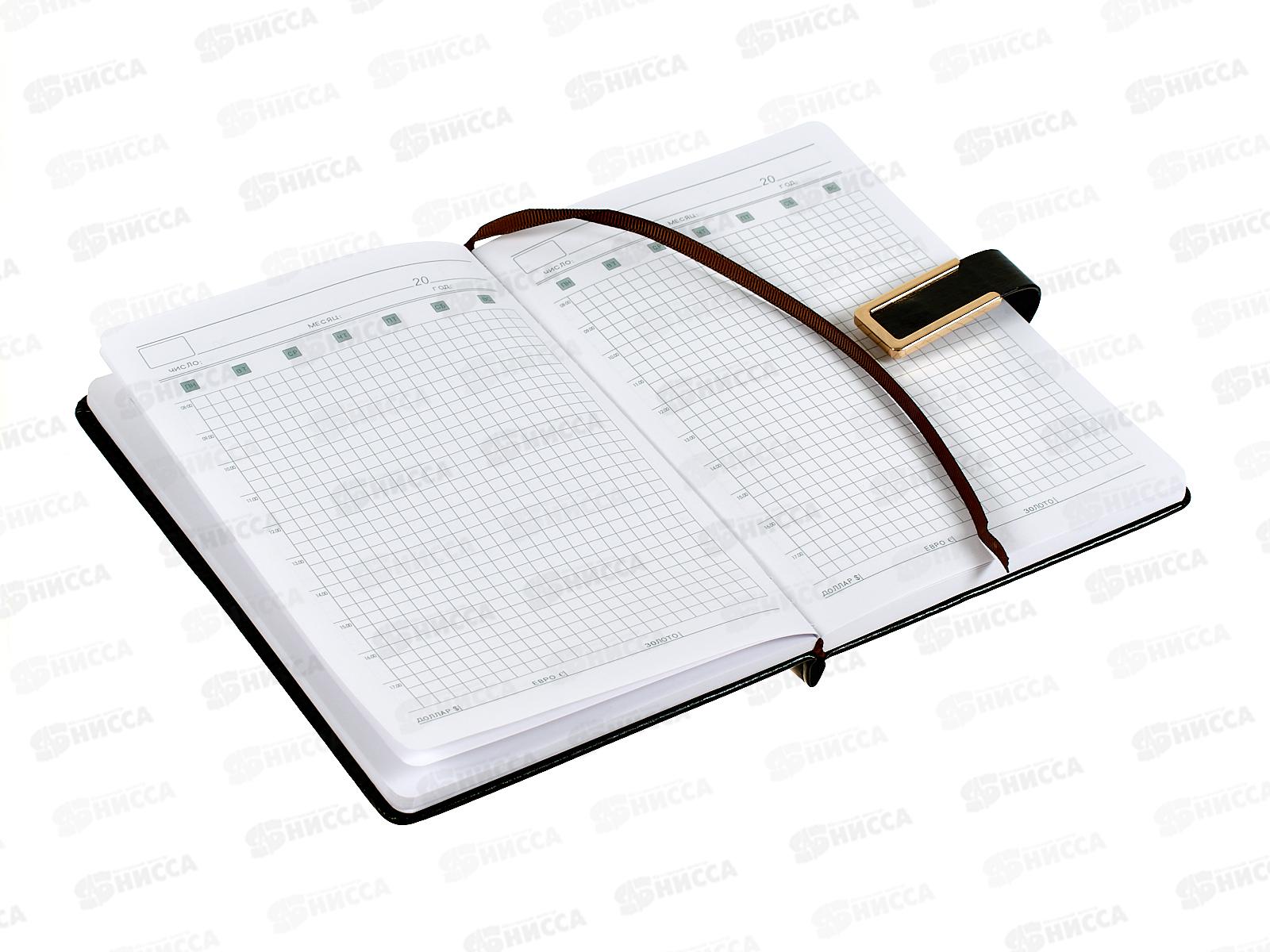 Ежедневник YALONG А5 110л кл, &quotЗолотая классика&quot иск.кожа YL-E-720/1