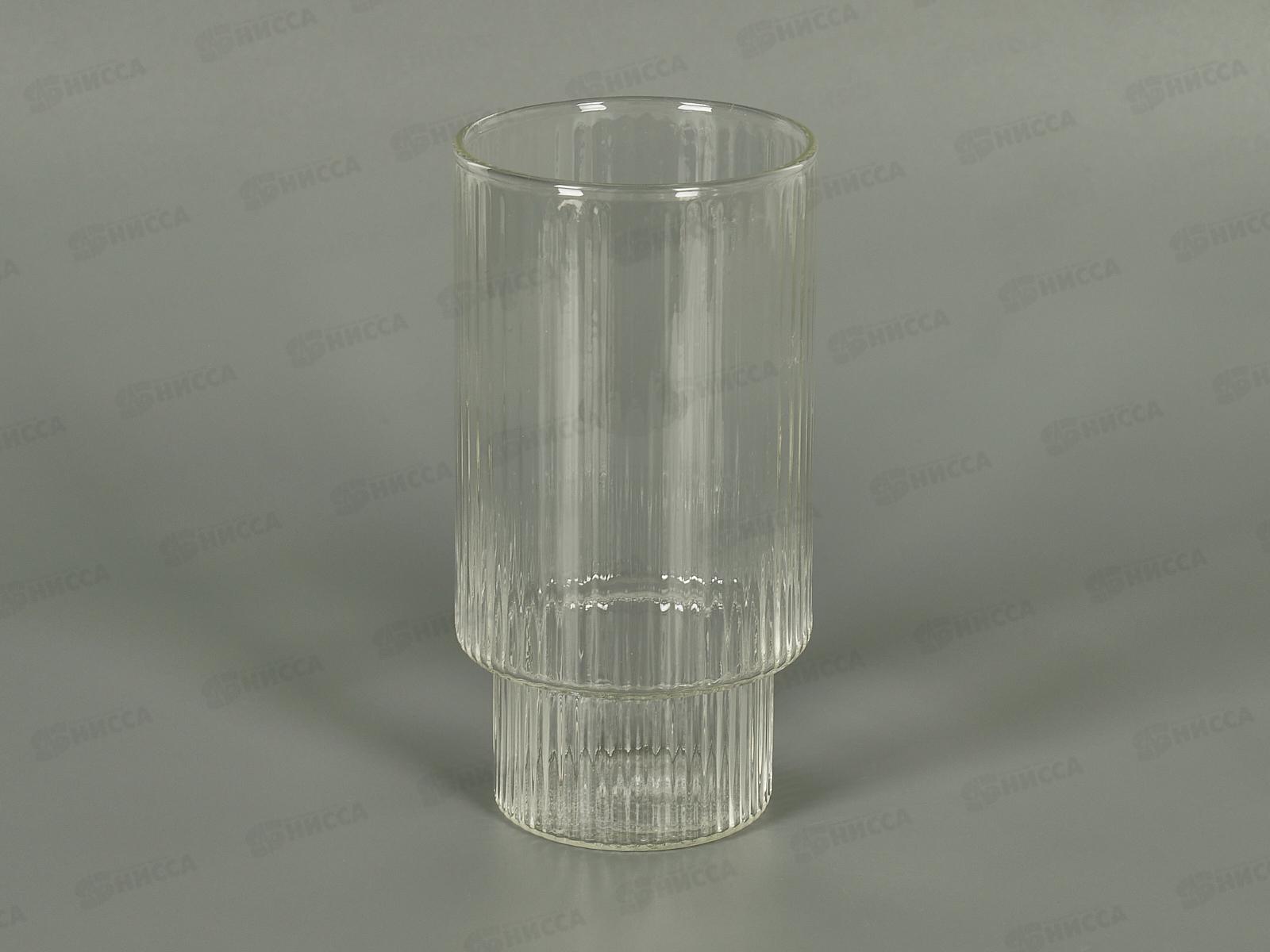 Набор стаканов JEWEL Сильва 420мл, 4пред. (боросиликатное стекло), ПС00118-58