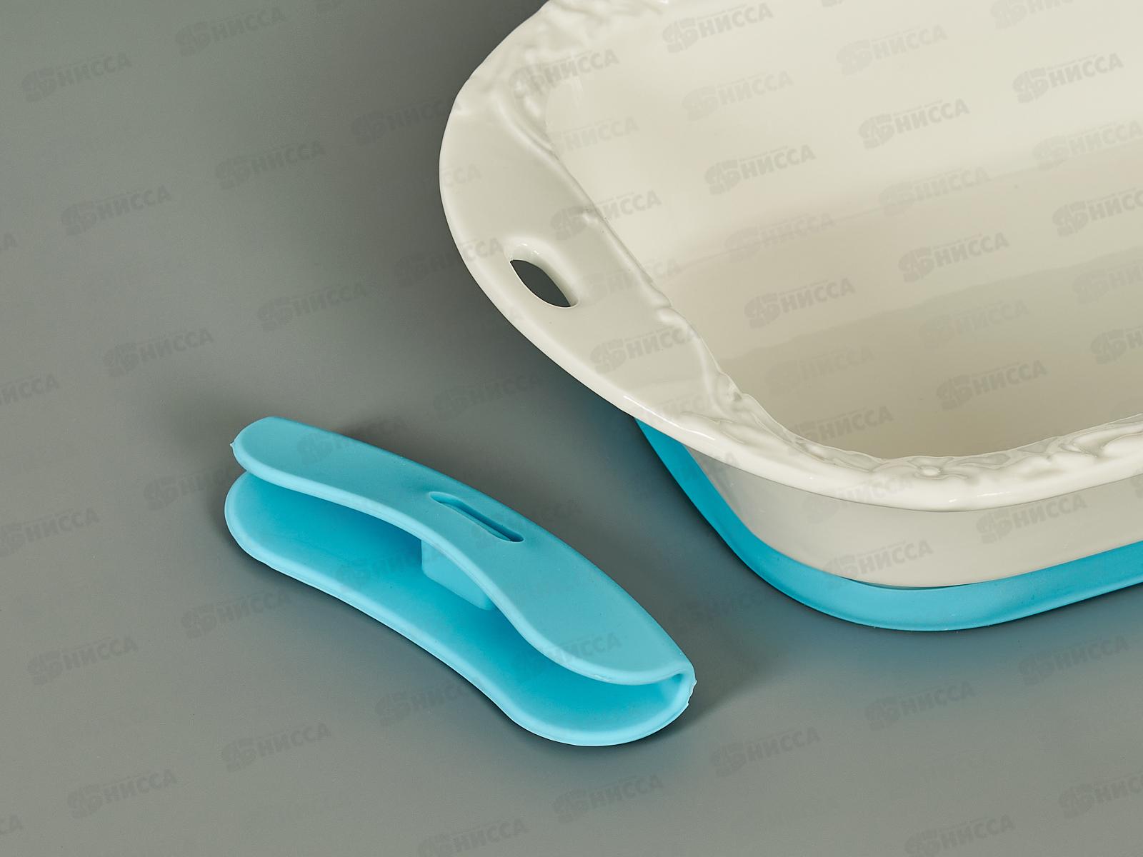 Форма для запекания JEWEL фарфор 27см с силиконовыми ручками прямоугольная, ПП00036-08