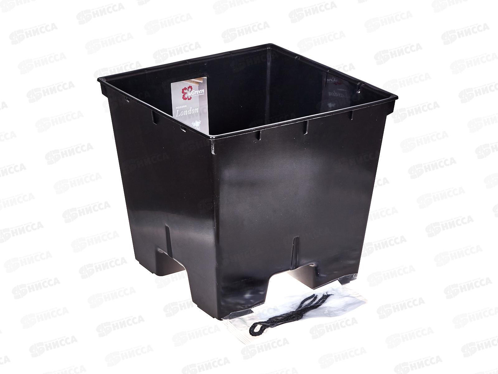 Горшок д/цв. &quotInGreen London CUBE&quot 19.4л вулк сер IG780310026