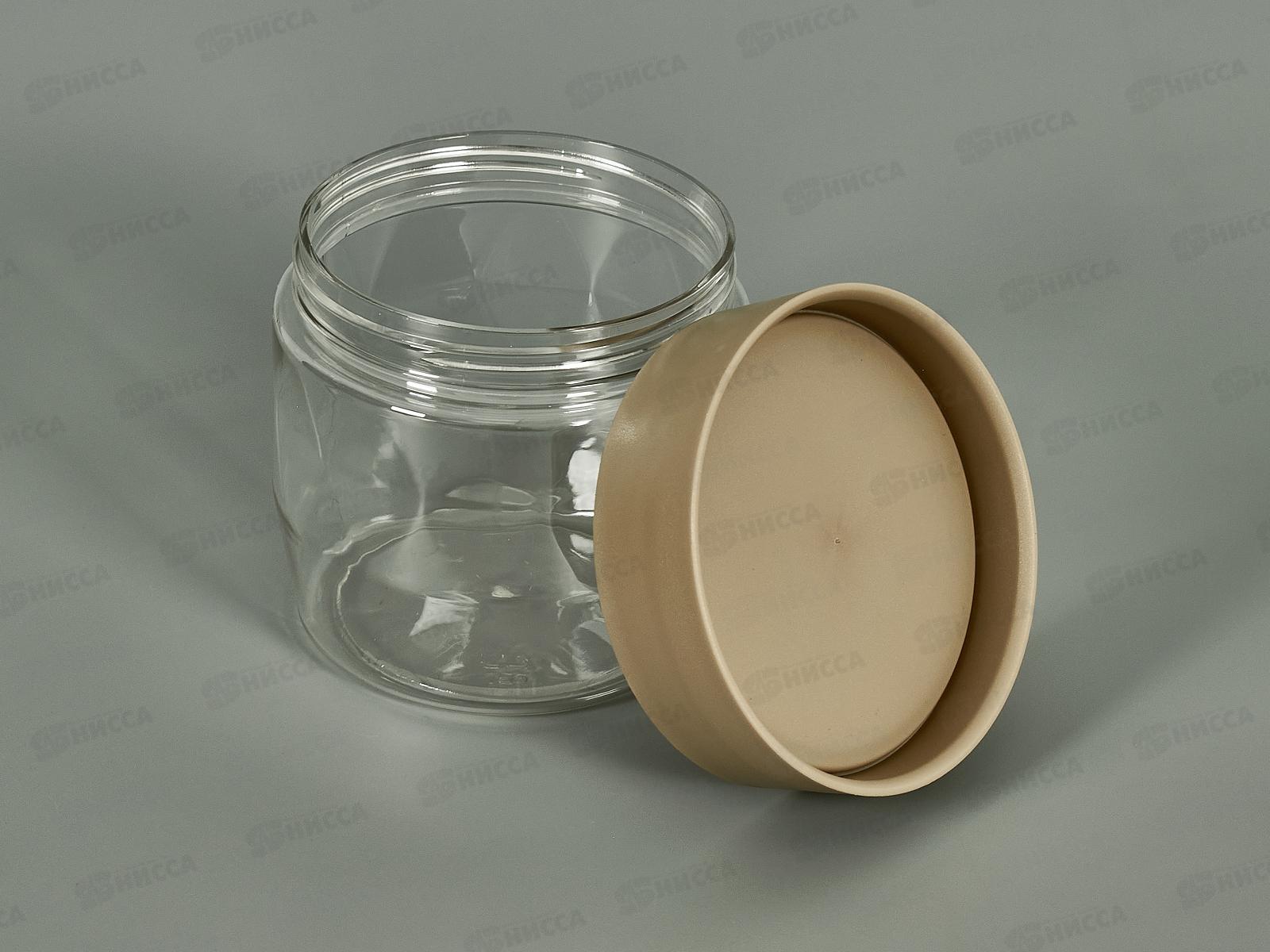 Банка д/сып прод 0,5л &quotPlast Team&quot шок мокко РТ170110015 *12