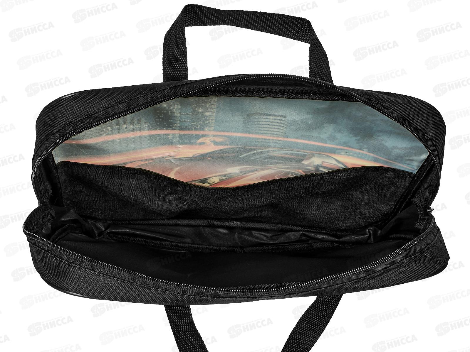 Папка на молнии BEIFA Авто А4 широка, с ручками  А4-7С129 *1/25