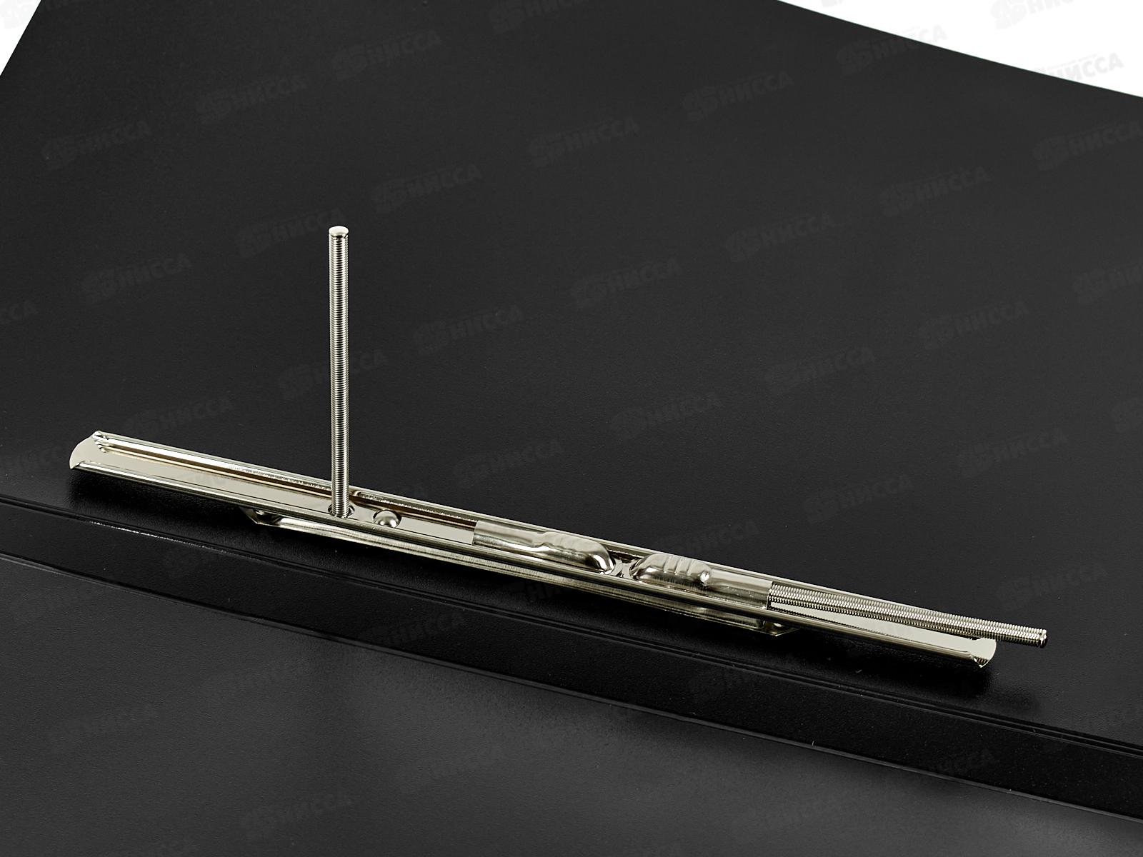 Скоросшиватель пл. на пруж. СТАМ А4 14мм черная ММ-32220 *30