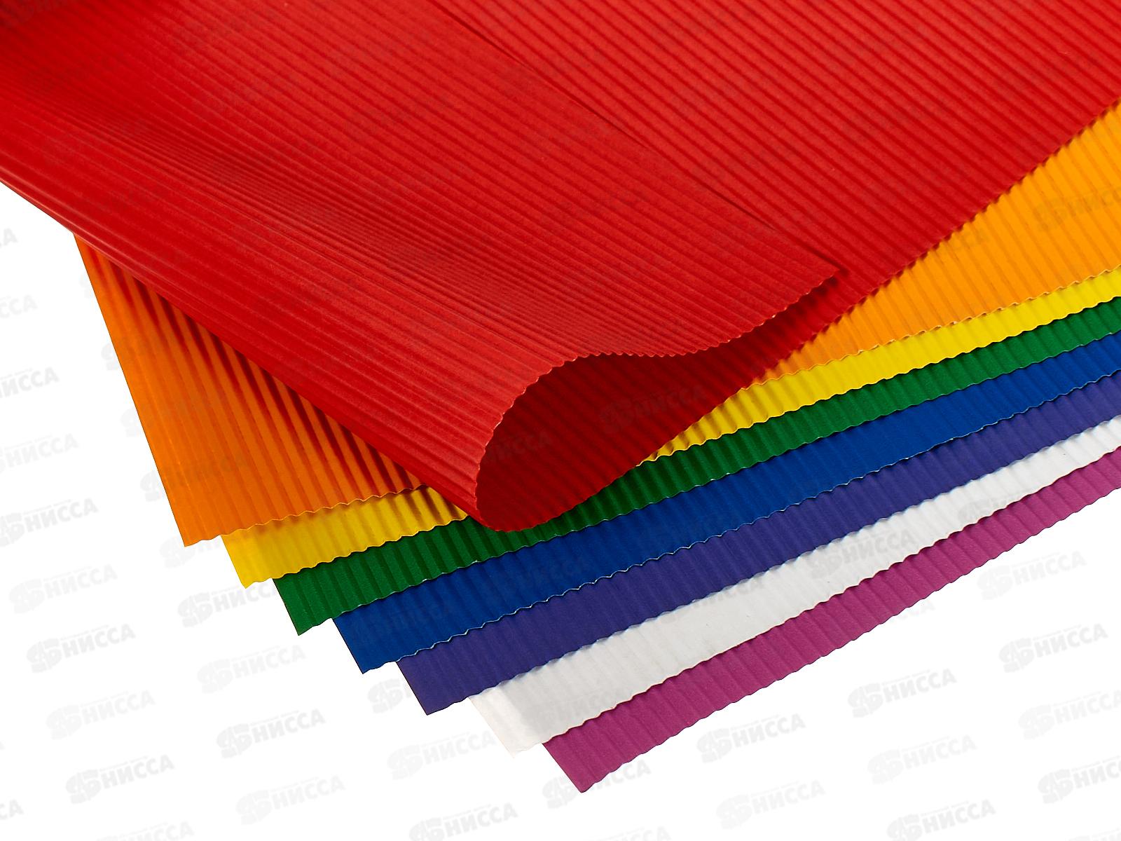 Цветная бум. 8л 8цв Апплика Медведь, гофр С1899-14 *40