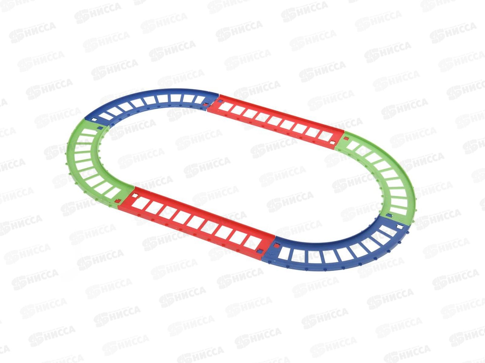 Железная дорога Синий трактор, 9см, 2381900-R-WOD, 387321