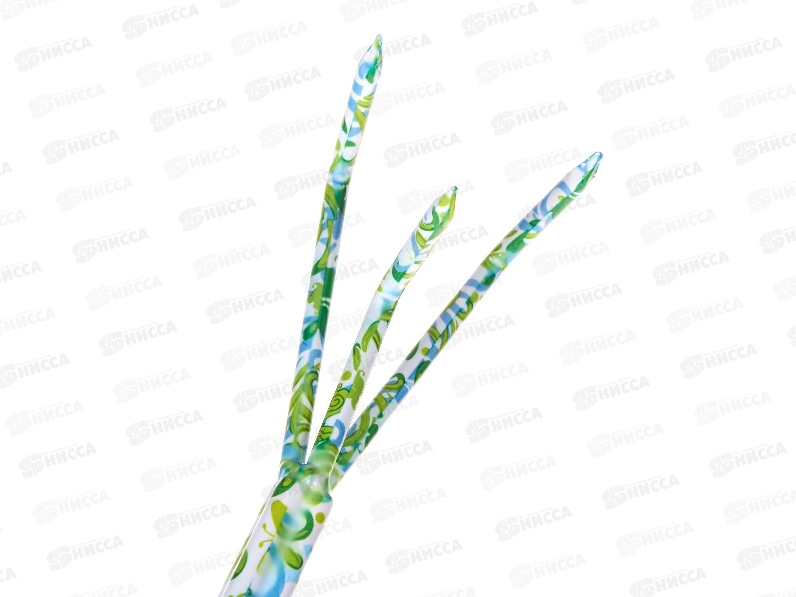 Рыхлитель 3-зубый, 60х415мм, стальной, пласт. рукоятка, 620385/Palisad