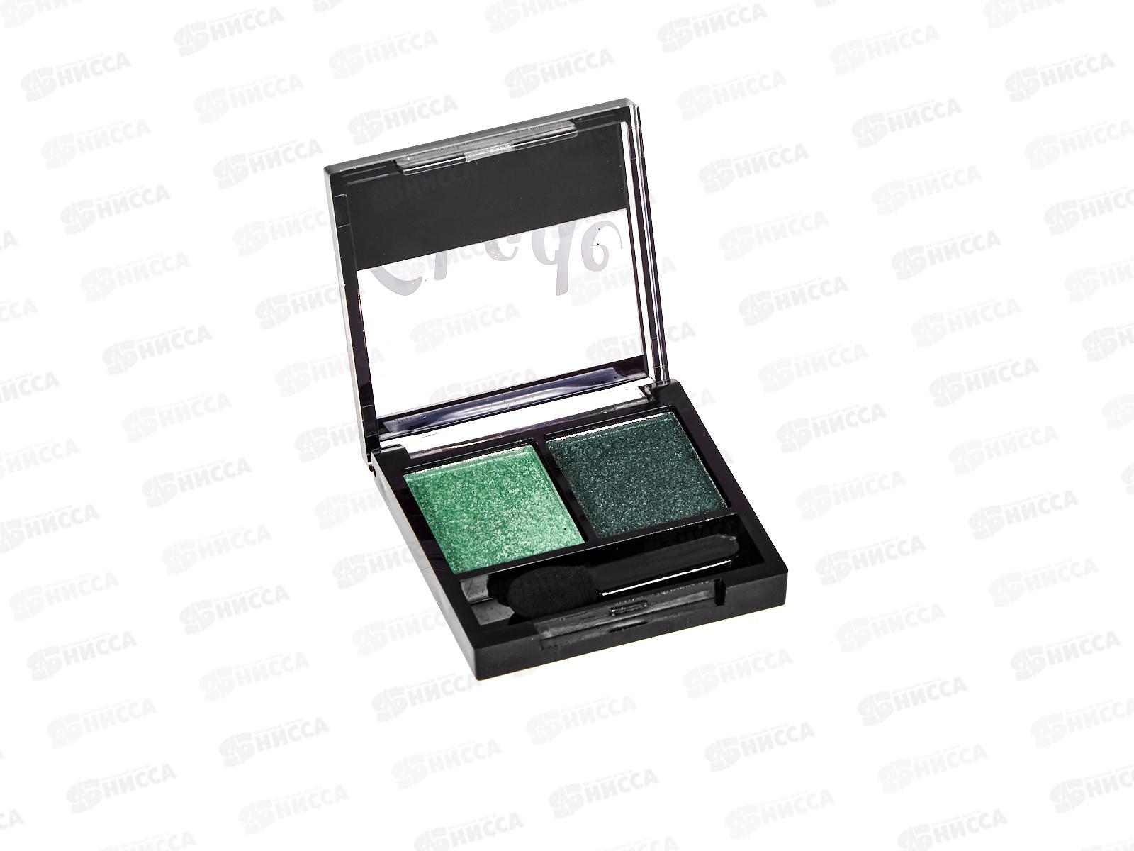 Farres Тени для век Shade 1007-06 салат/хвойно-зеленый 2 цвета *6