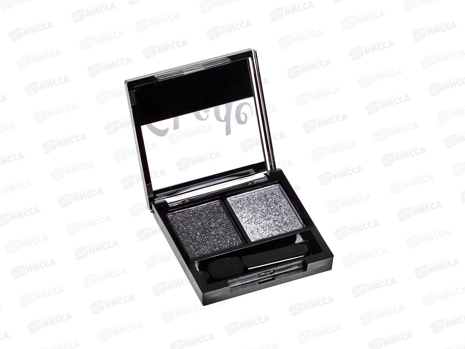 Farres Тени для век Shade 1007-08 мокрый асвальт/серебро 2 цвета *6