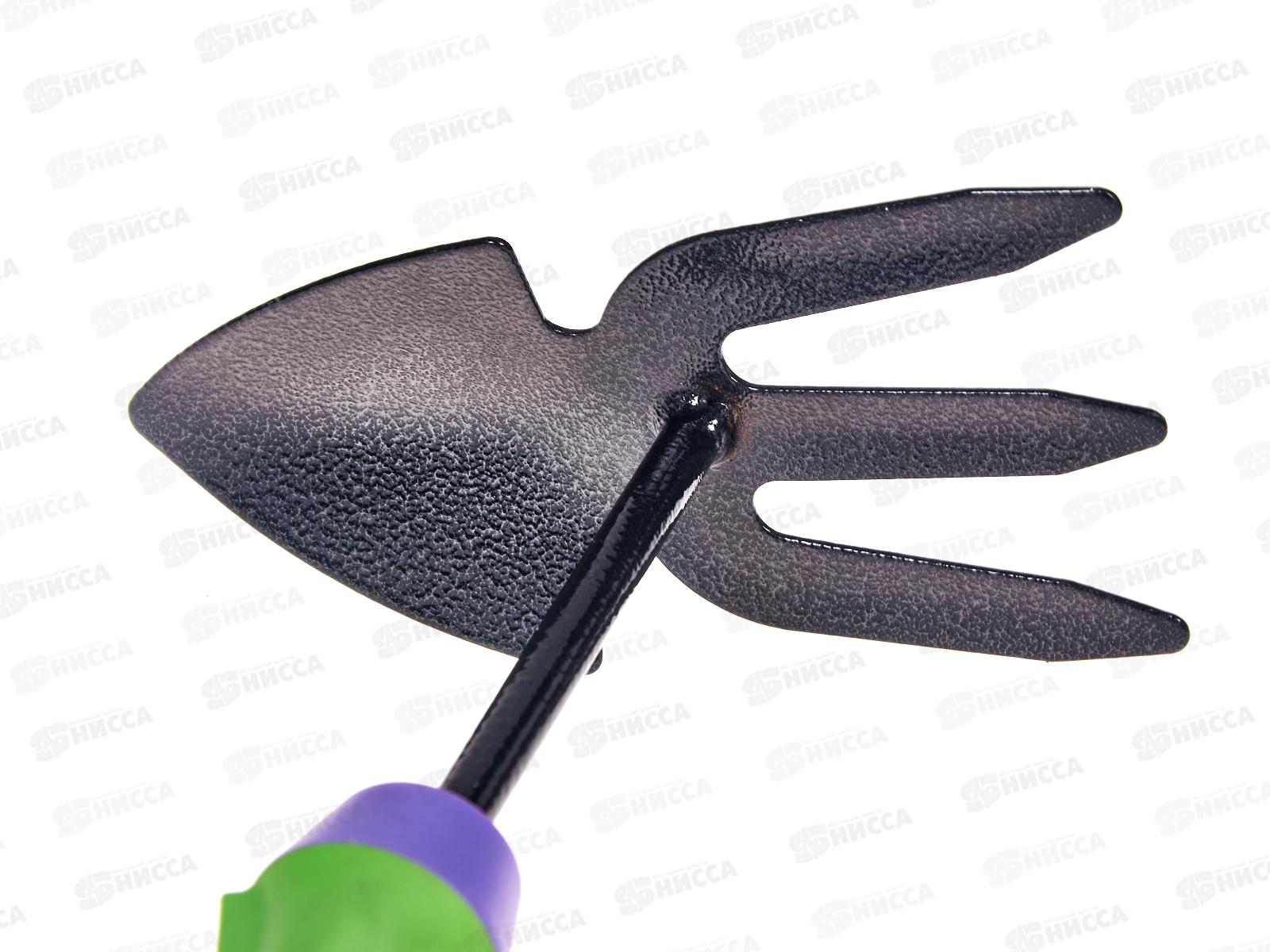 Мотыжка комбиниров., 75х260мм, стальная обрез. рукоятка, 62377/Palisad