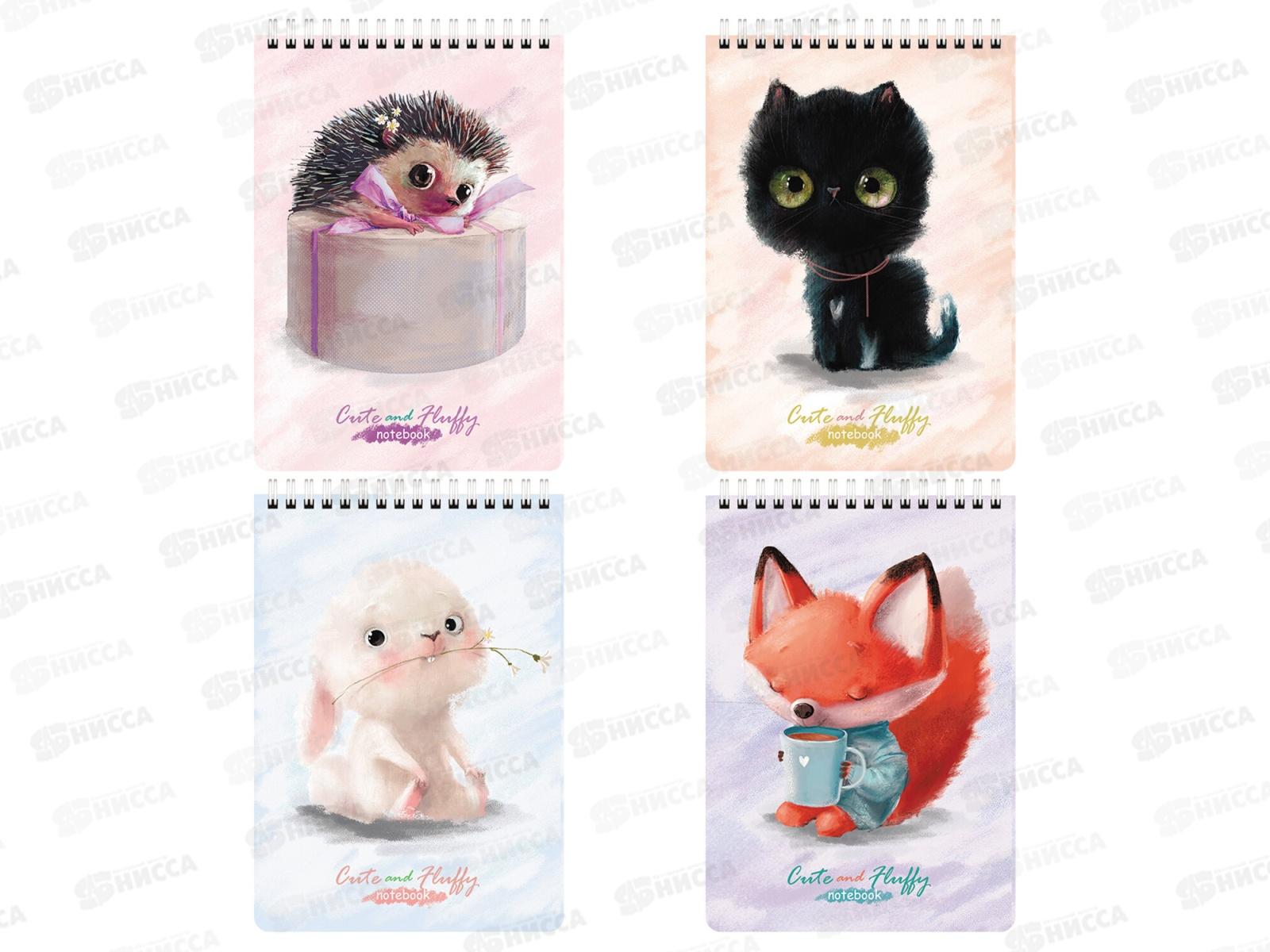 Блокнот 60л BRAU А5 Милые зверята, 114364 *40