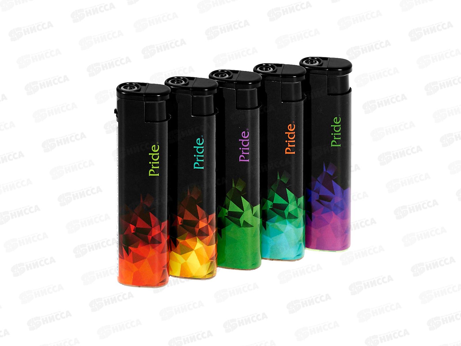 Зажигалка Pride E-080 Multicolor 82311  *50