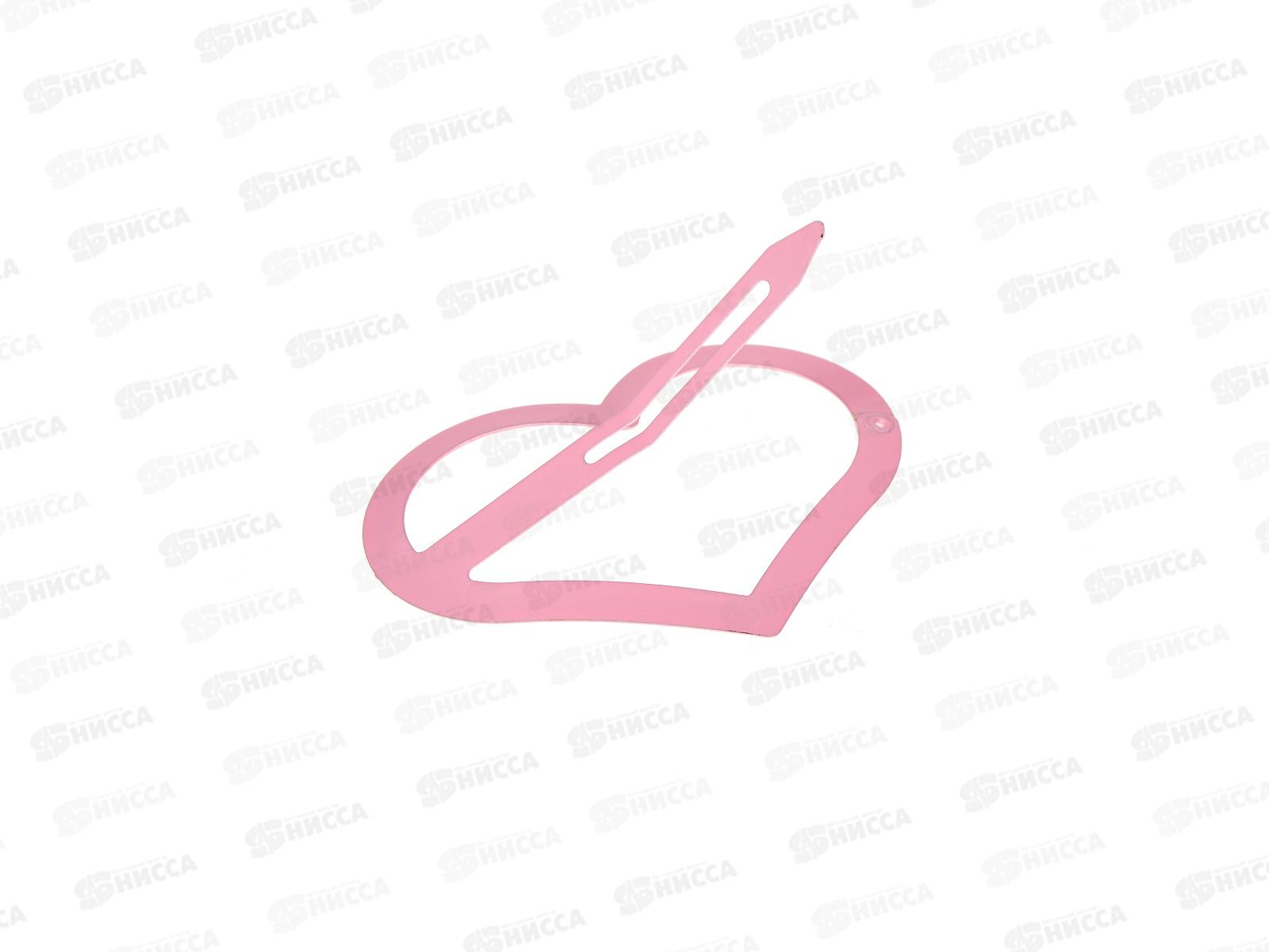 Ameli Зажим для волос Сердце розовый