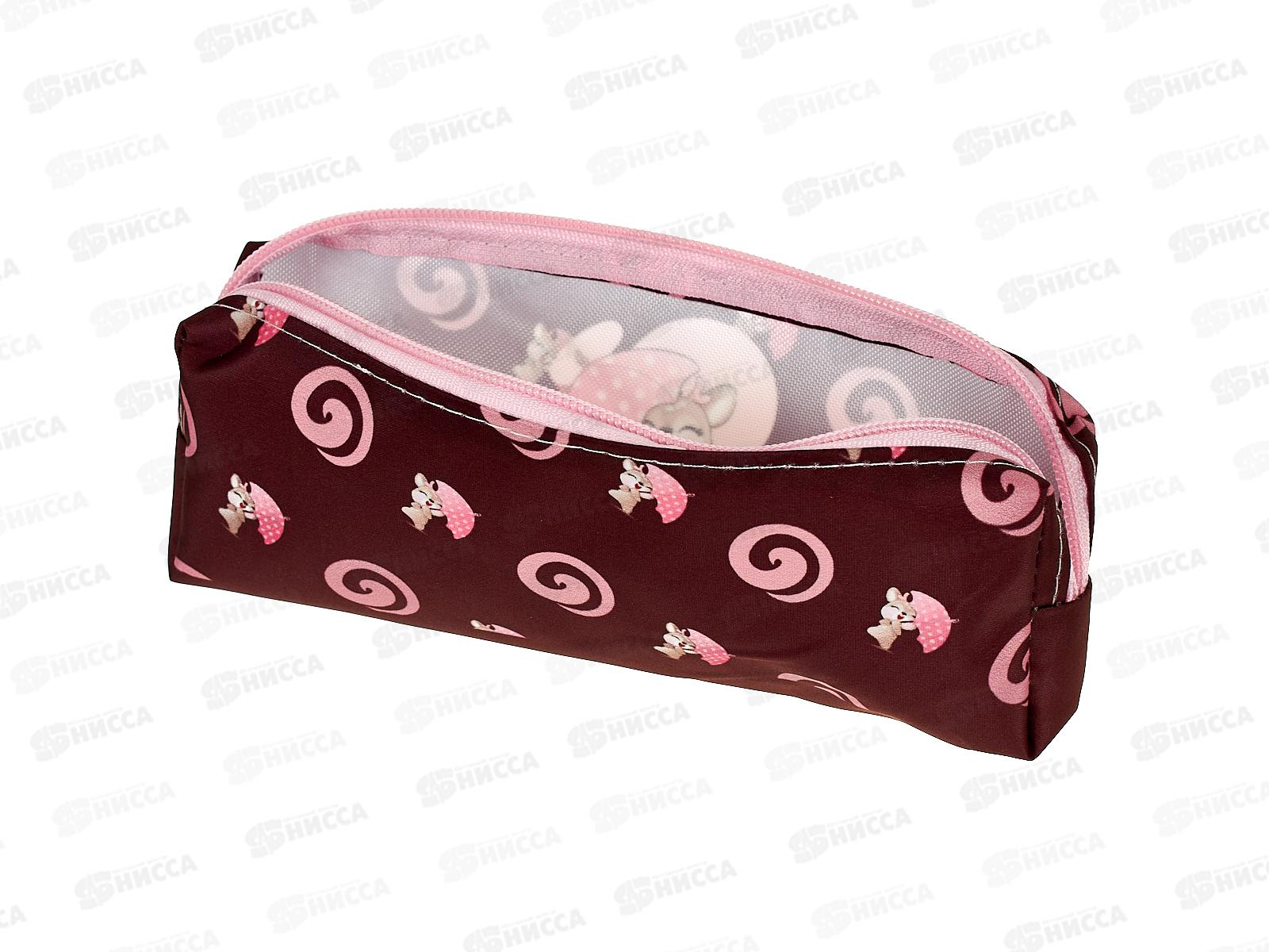 Пенал-косметичка Lamark Милашка  19,5*7*3см. молния, 1-отд. 0038 *20