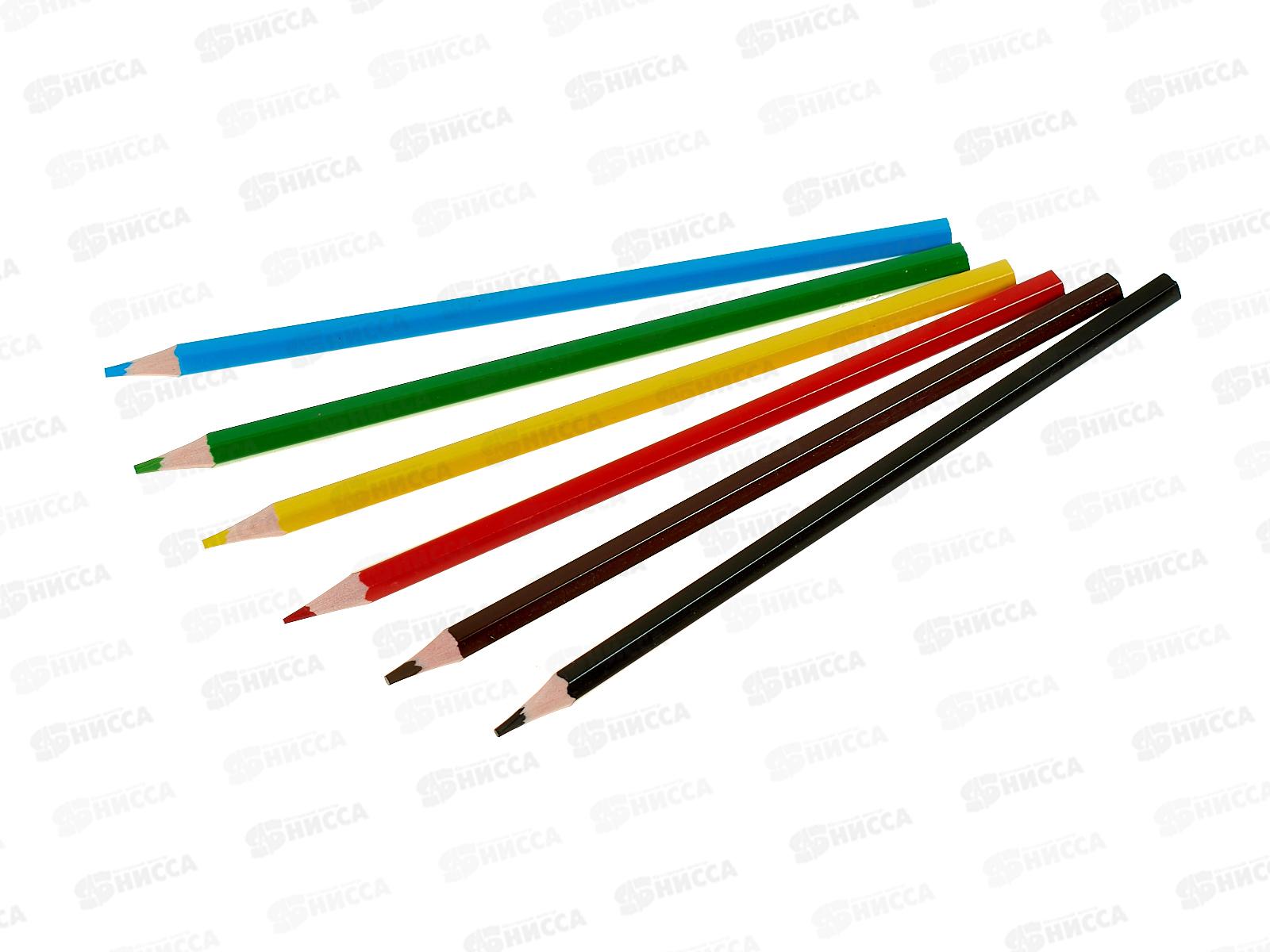 Карандаши  6цв Profit Суперкар, пластик, 2М, КЦ-2618*48