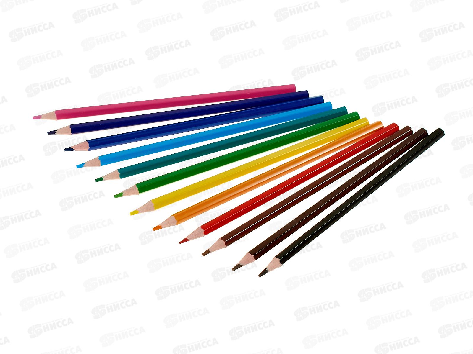 Карандаши 12цв Profit Котенок Мяу, пластик, 2М, КЦ-2621 *24/240