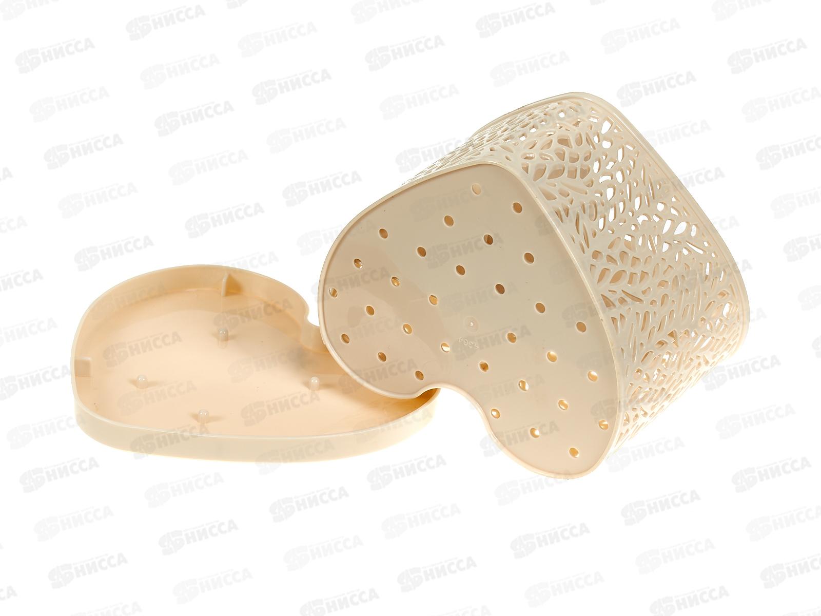 Подставка д/столовых приборов Сердце Бежевый М6253 *24