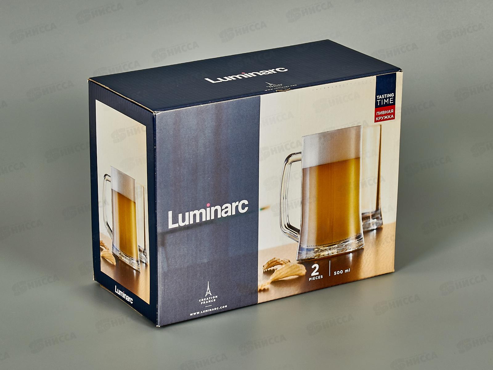 Набор Кружек Время дегустаций пивная кружка  2шт 500мл Q0384