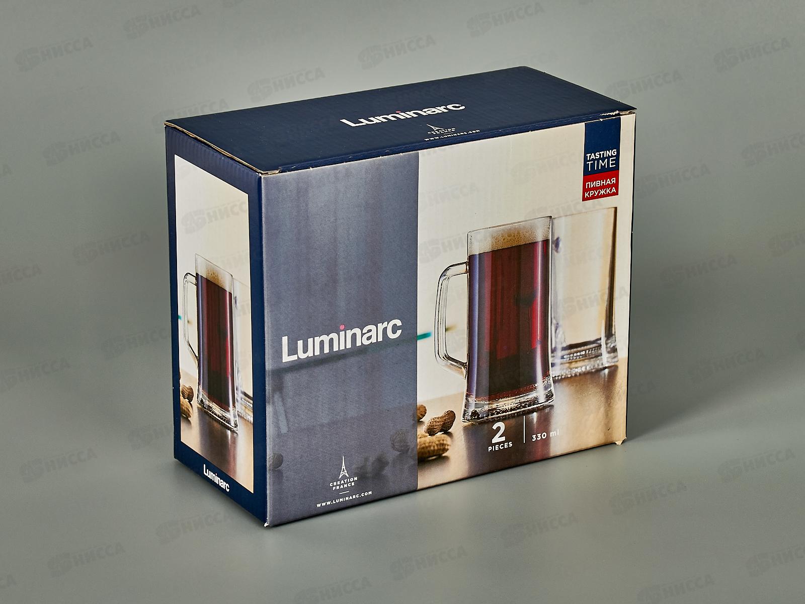 Набор Кружек Время дегустаций пивная кружка  2шт 330мл Q0386